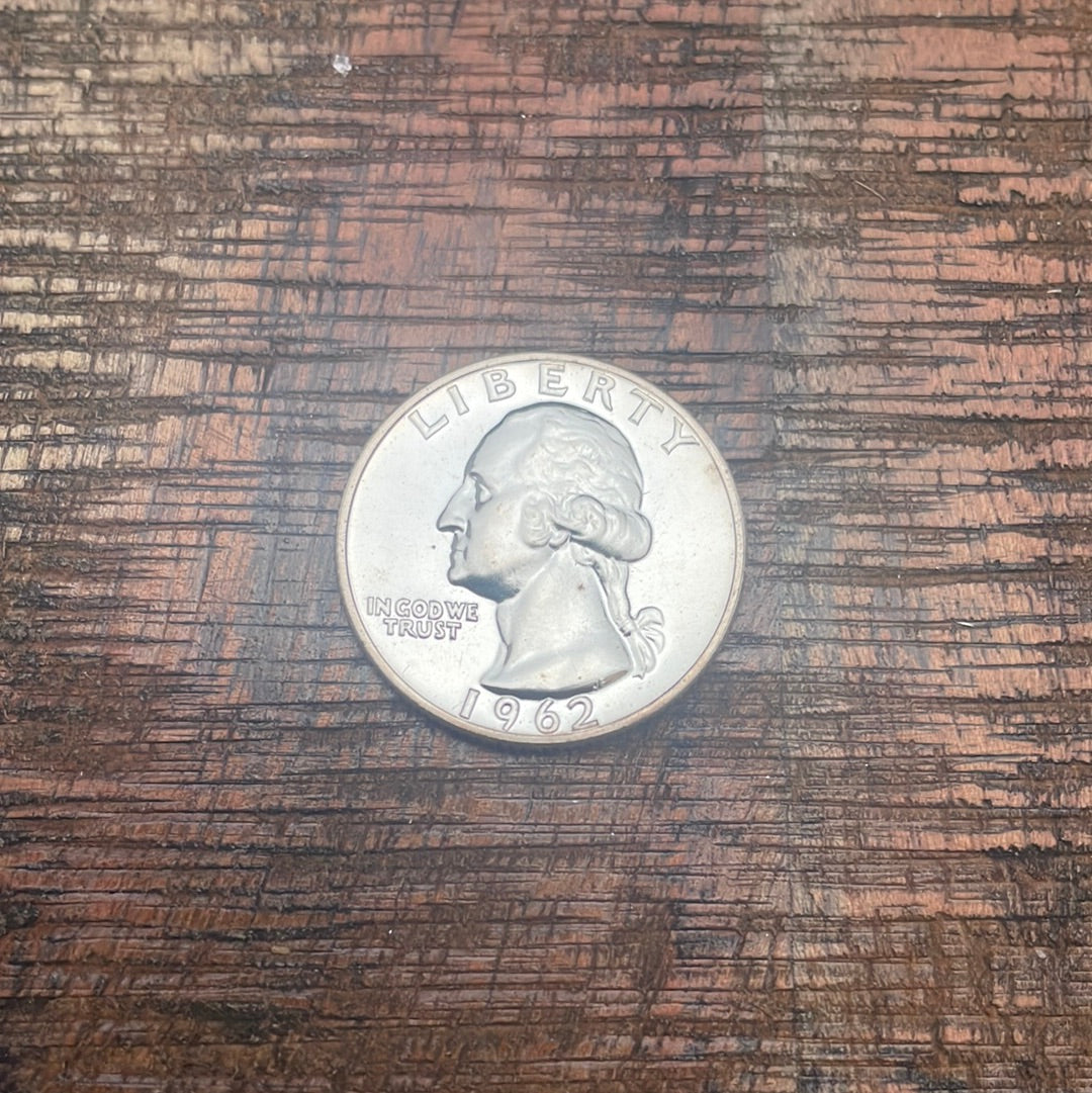 1962 25c US Proof Washington Quarter