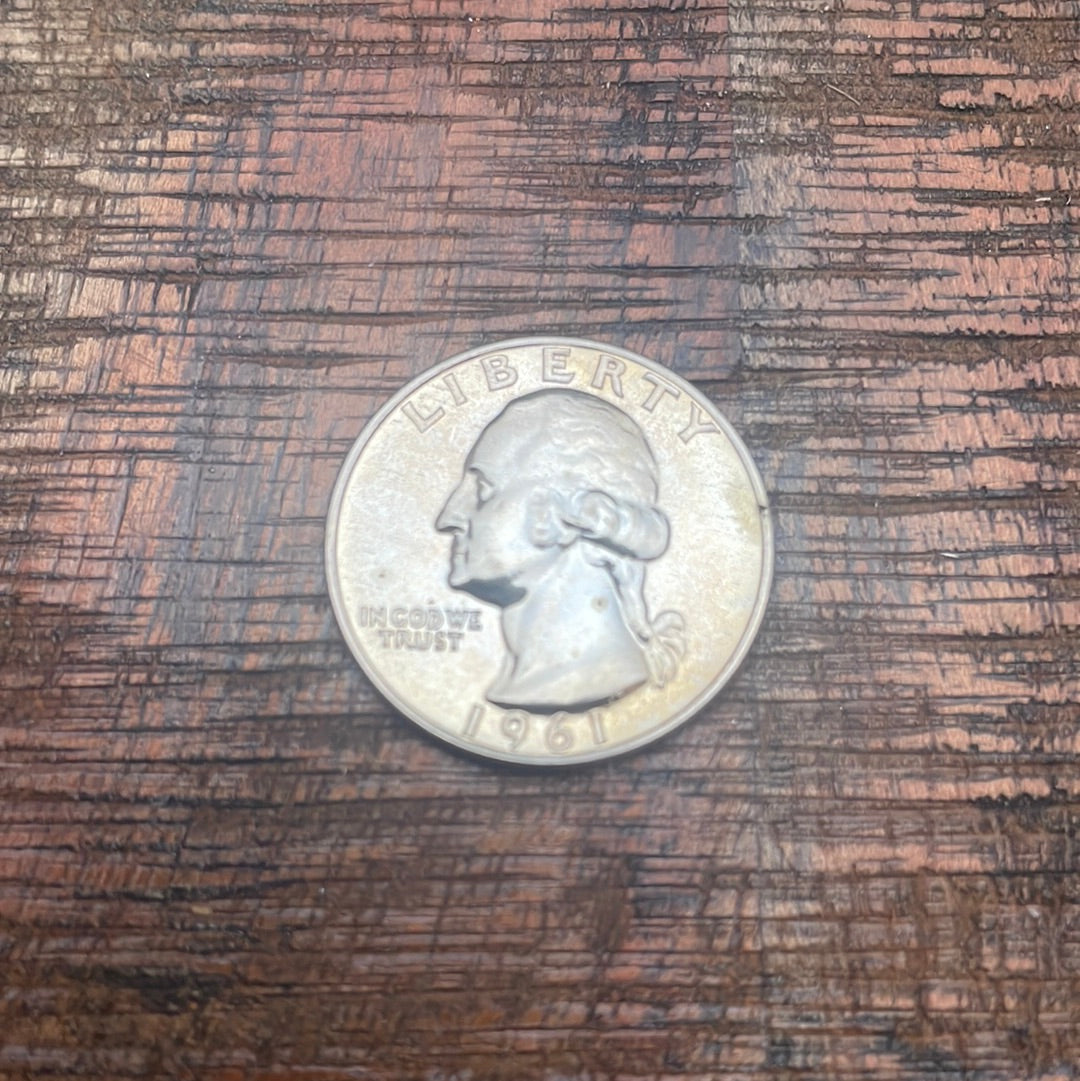 1961 25c US Proof Washington Quarter