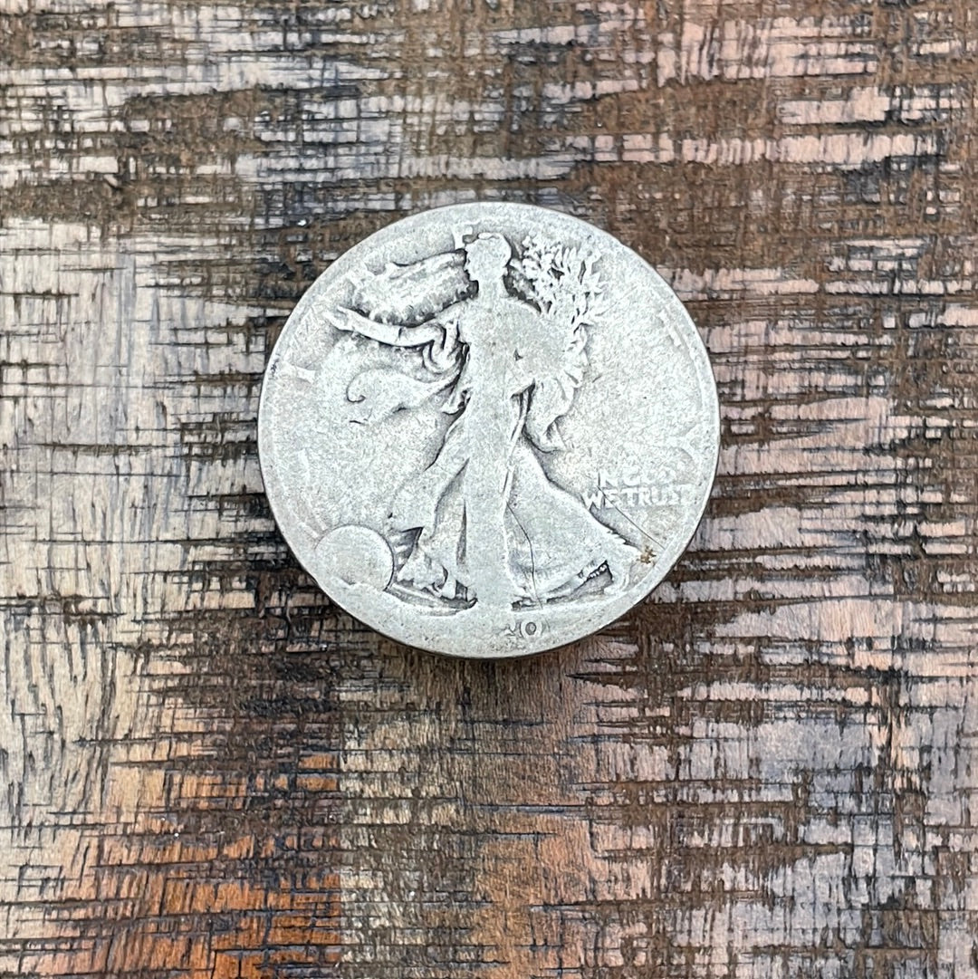 1920 50C US Walking Liberty Half Dollar