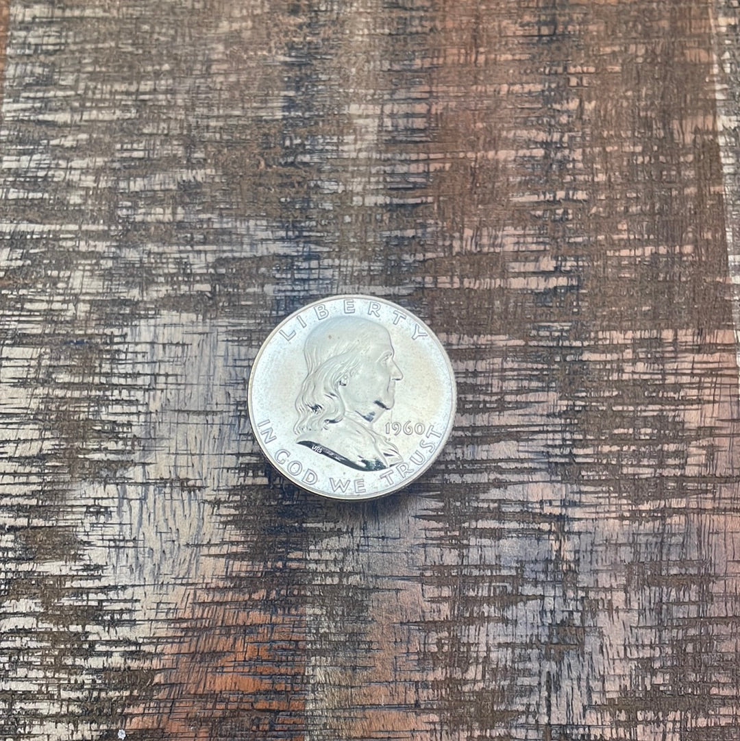 1960 50C US Franklin Half Dollar Proof