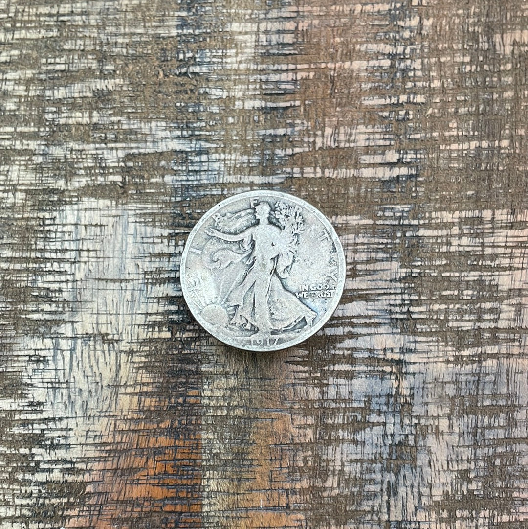 1917 50C US Walking Liberty Half Dollar