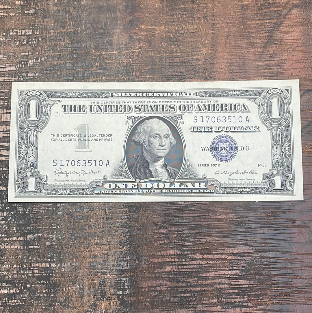 1957 Series B $1 Silver Certificate - Uncirculated