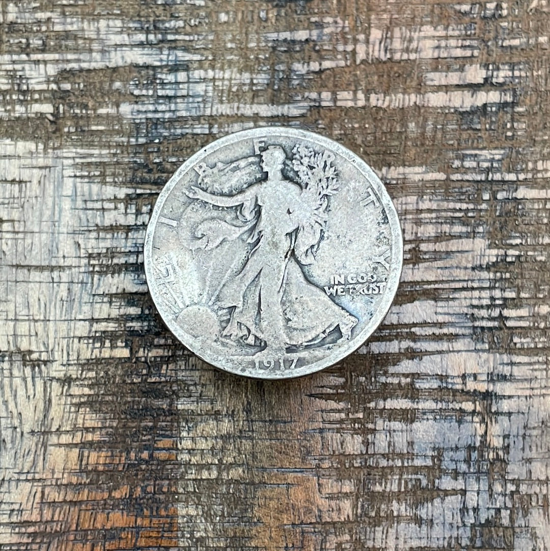 1917 50C US Walking Liberty Half Dollar