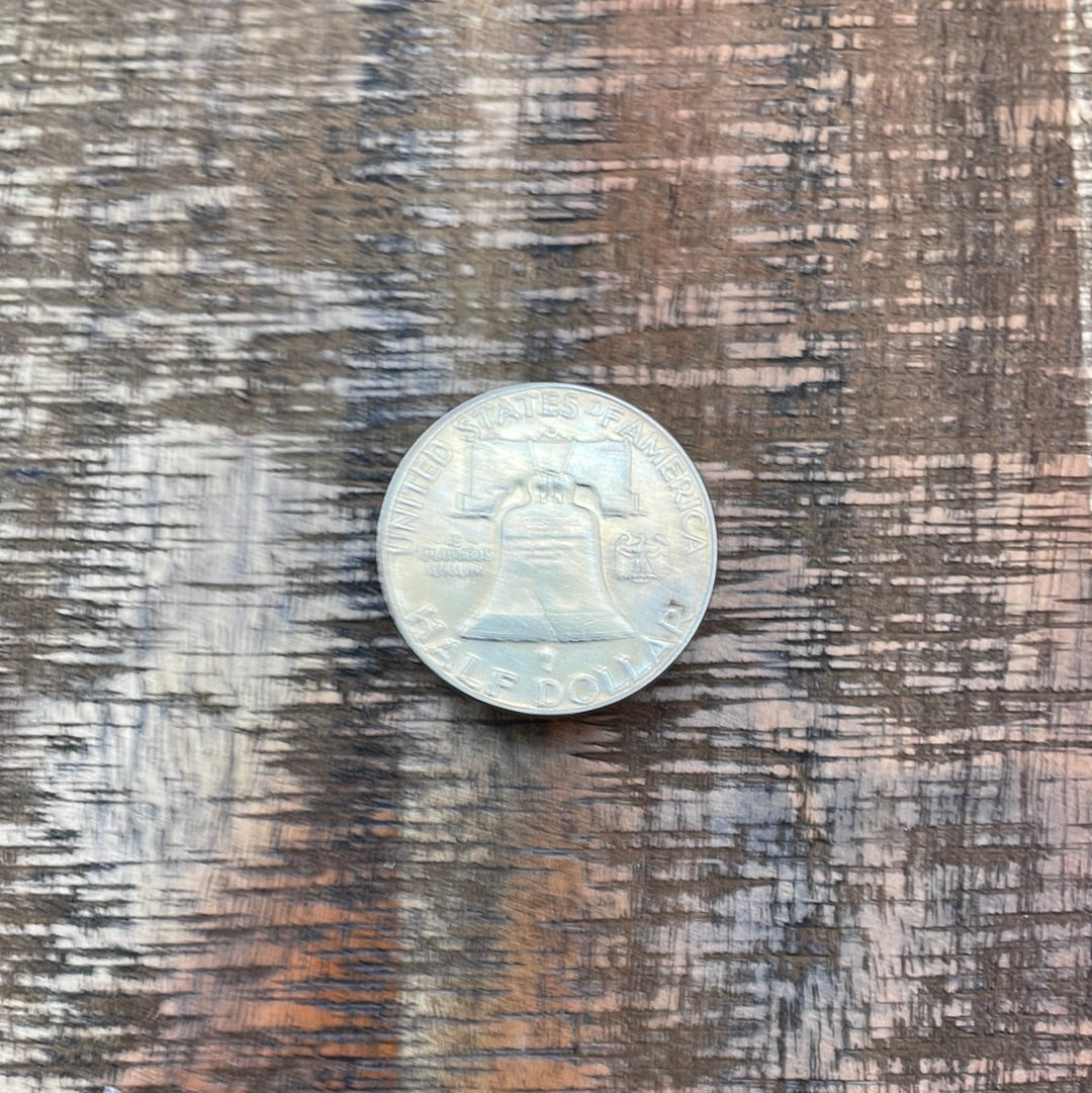 1962-D 50C US Franklin Half Dollar