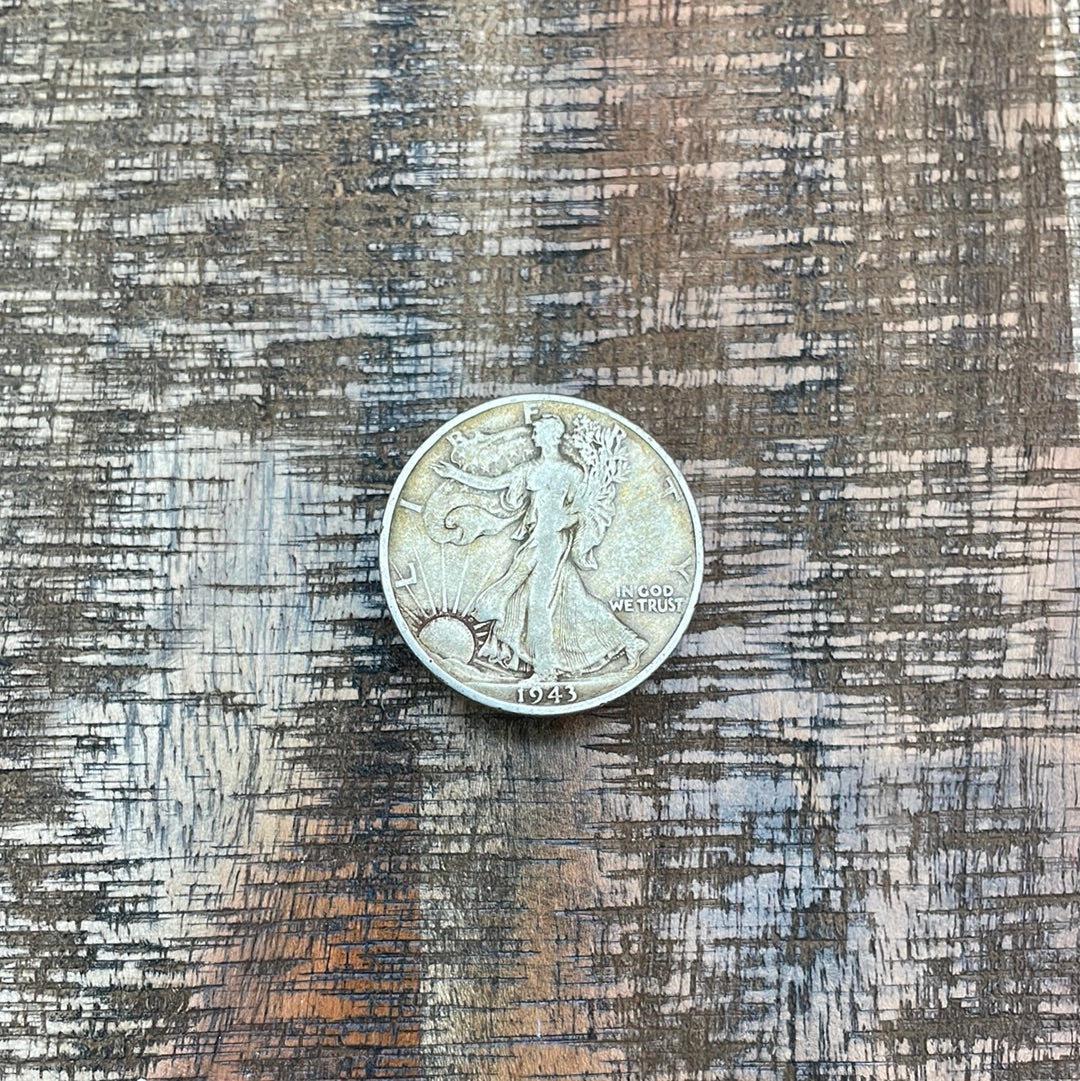 1943 50C US Walking Liberty Half Dollar