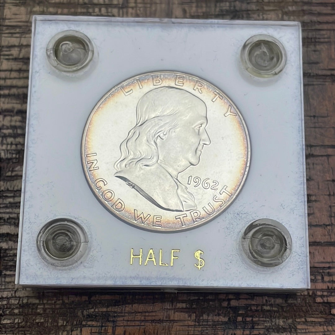 1962 50C US Proof Franklin Half Dollar