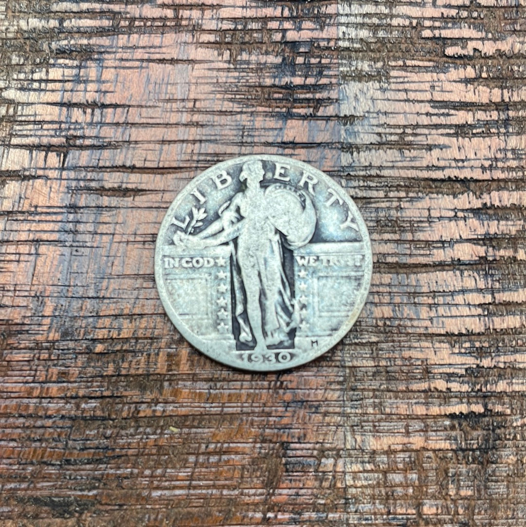 1930 25c. US Standing Liberty Quarter