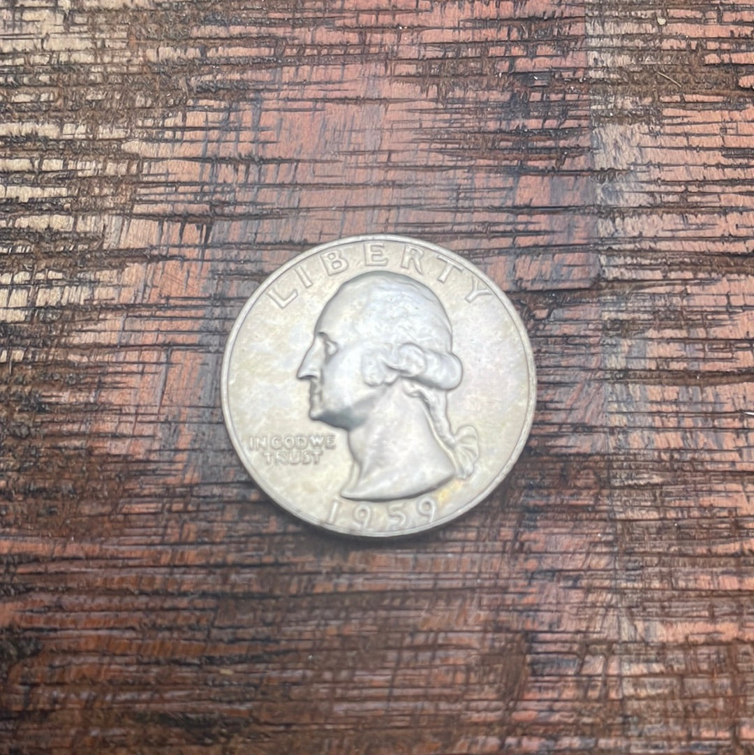 1959-D 25c US Washington Quarter