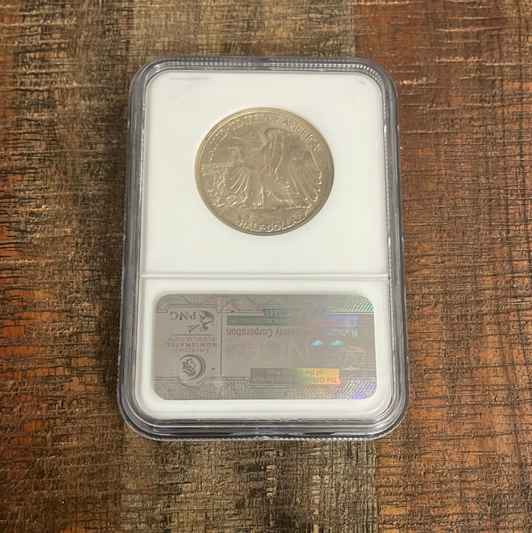1942-D 50C US Walking Liberty Half Dollar ~ NGC MS64