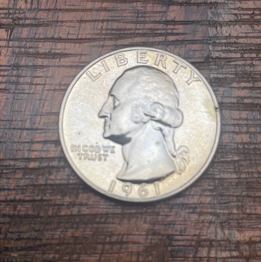 1961 25c US Proof Washington Quarter
