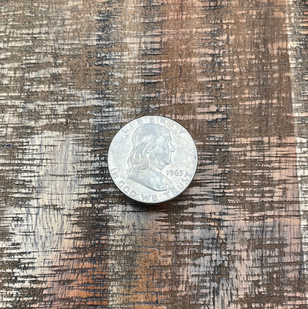 1963 50C US Franklin Half Dollar