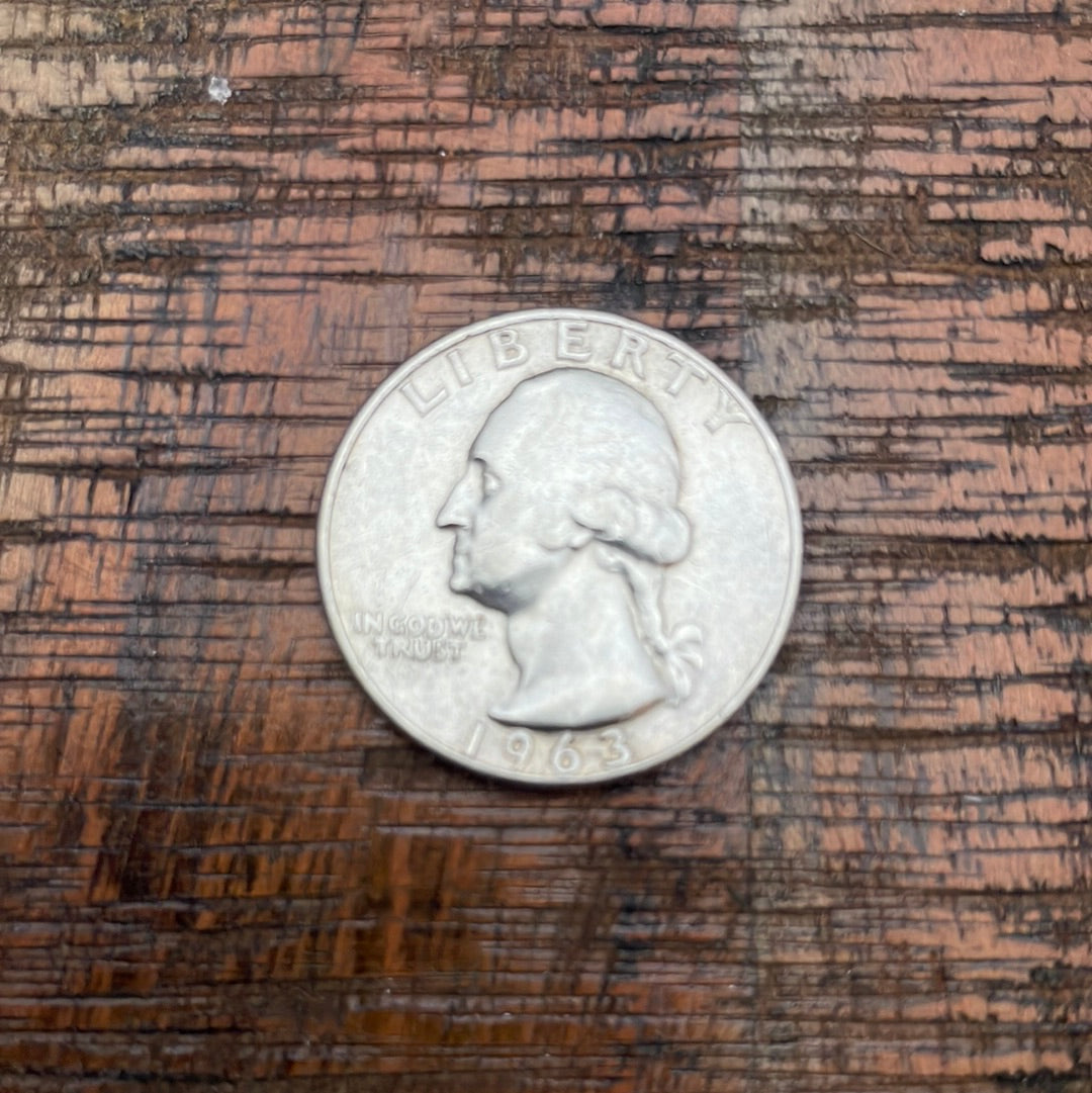1963-D 25c US Washington Quarter