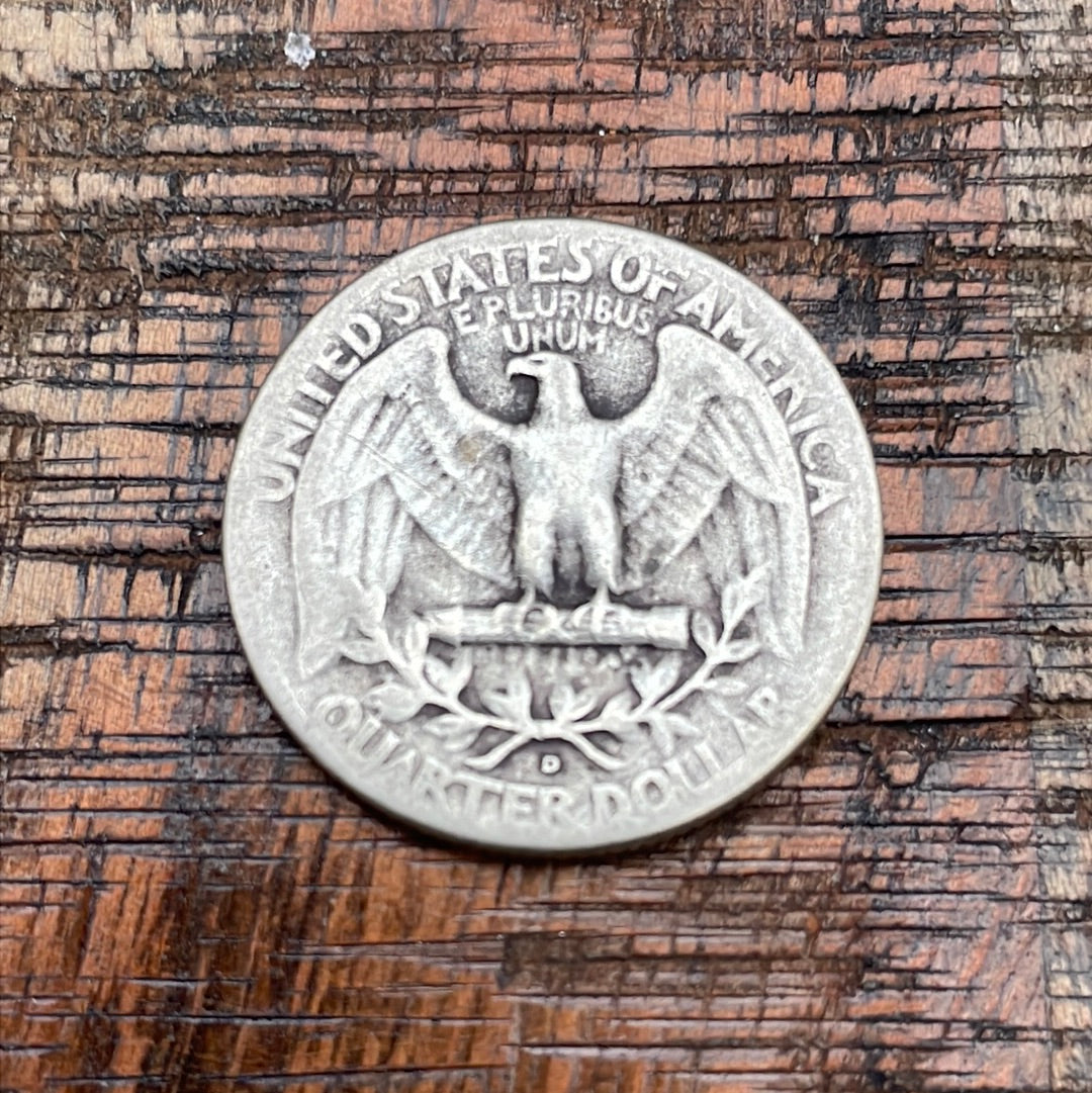 1950-D 25c US Washington Quarter