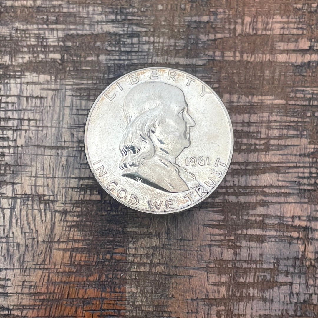 1961 50C US Franklin Half Dollar Proof