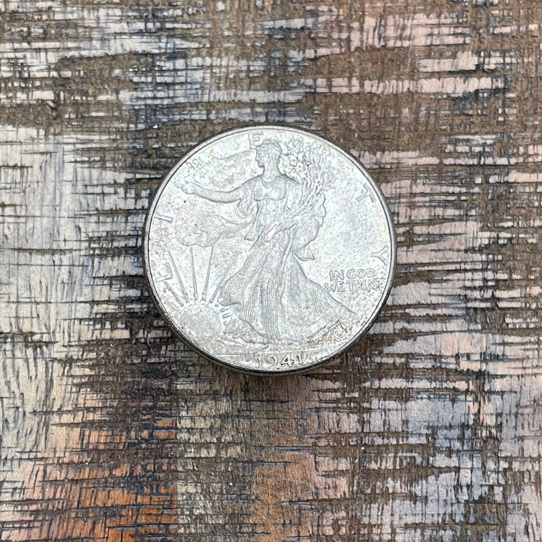 1941 50C US Walking Liberty Half Dollar