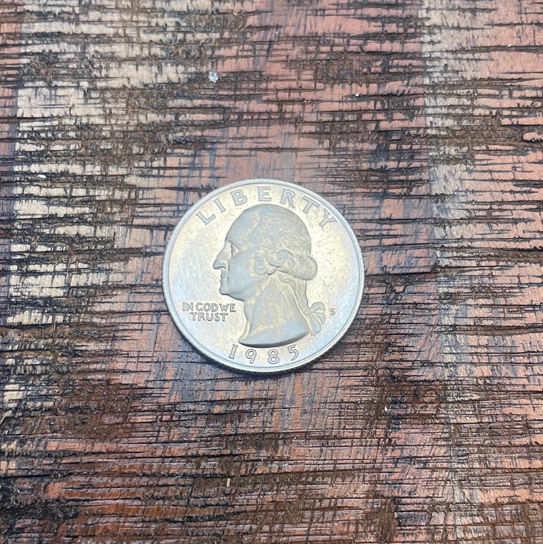 1985-S 25c US Proof Washington Quarter
