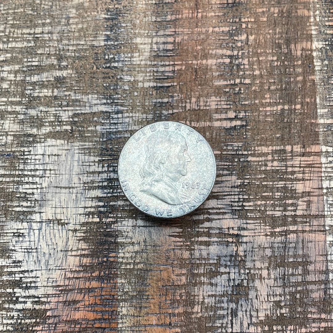 1963 50C US Franklin Half Dollar
