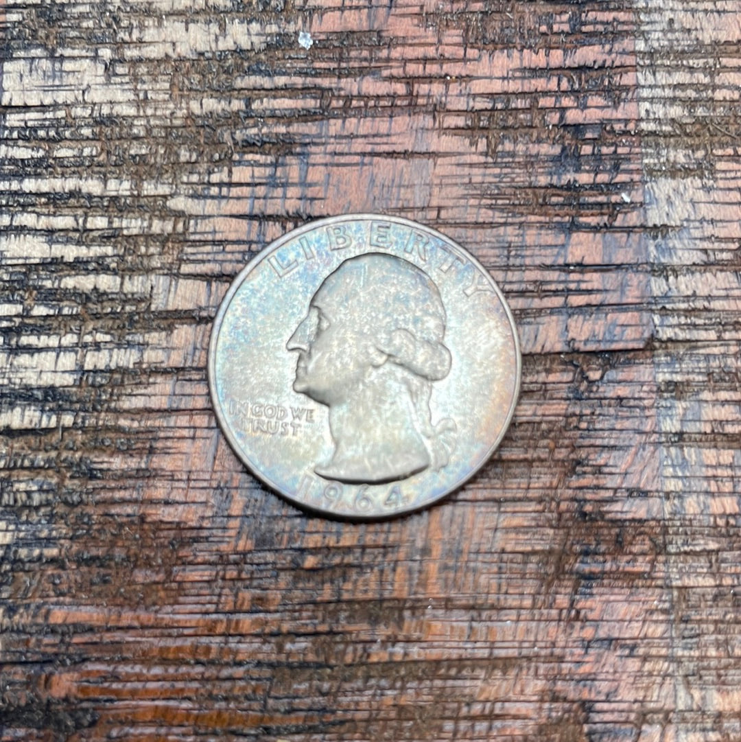 1964-D 25c US Washington Quarter