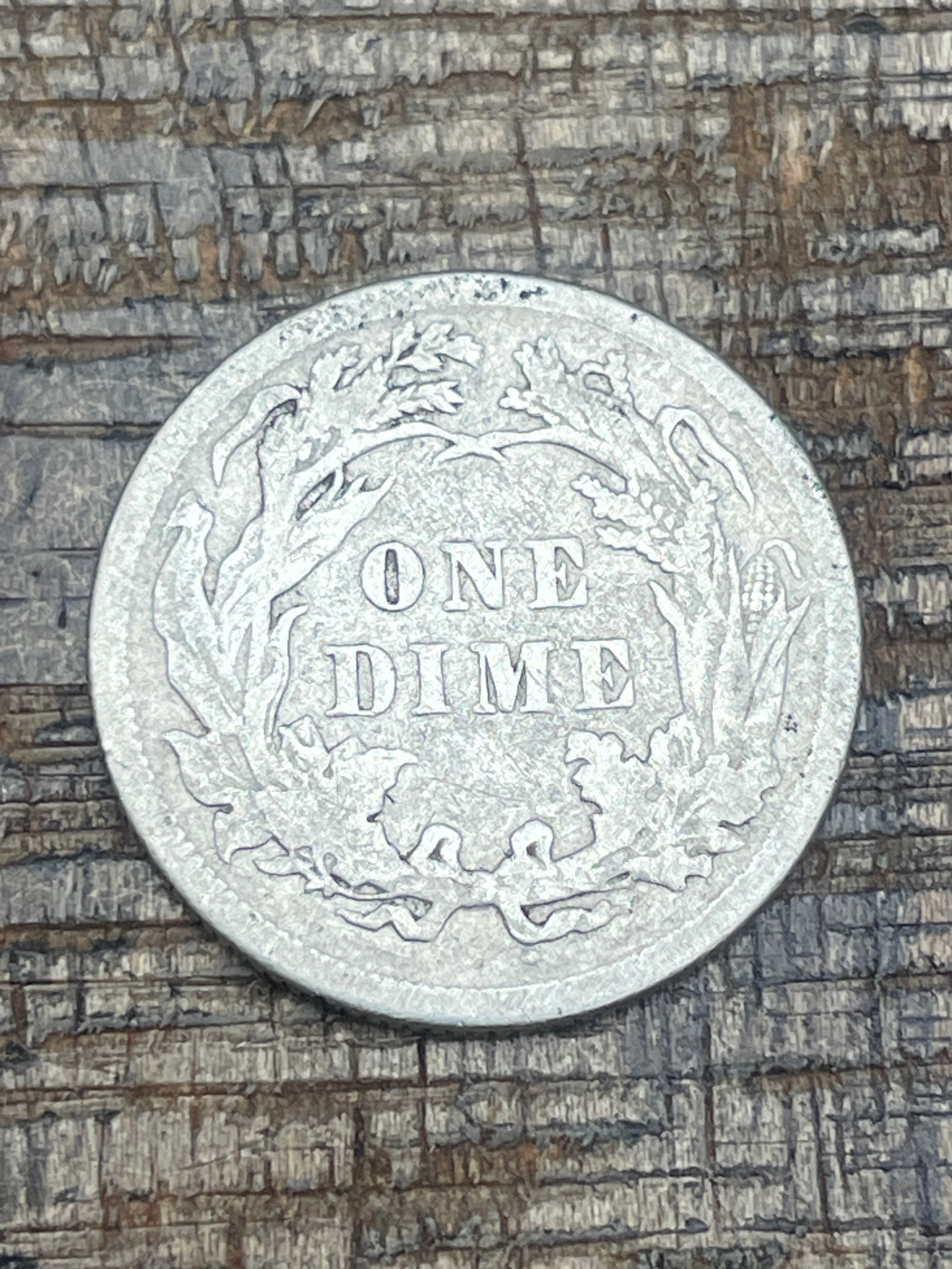 1889 10C US Seated Liberty Dime