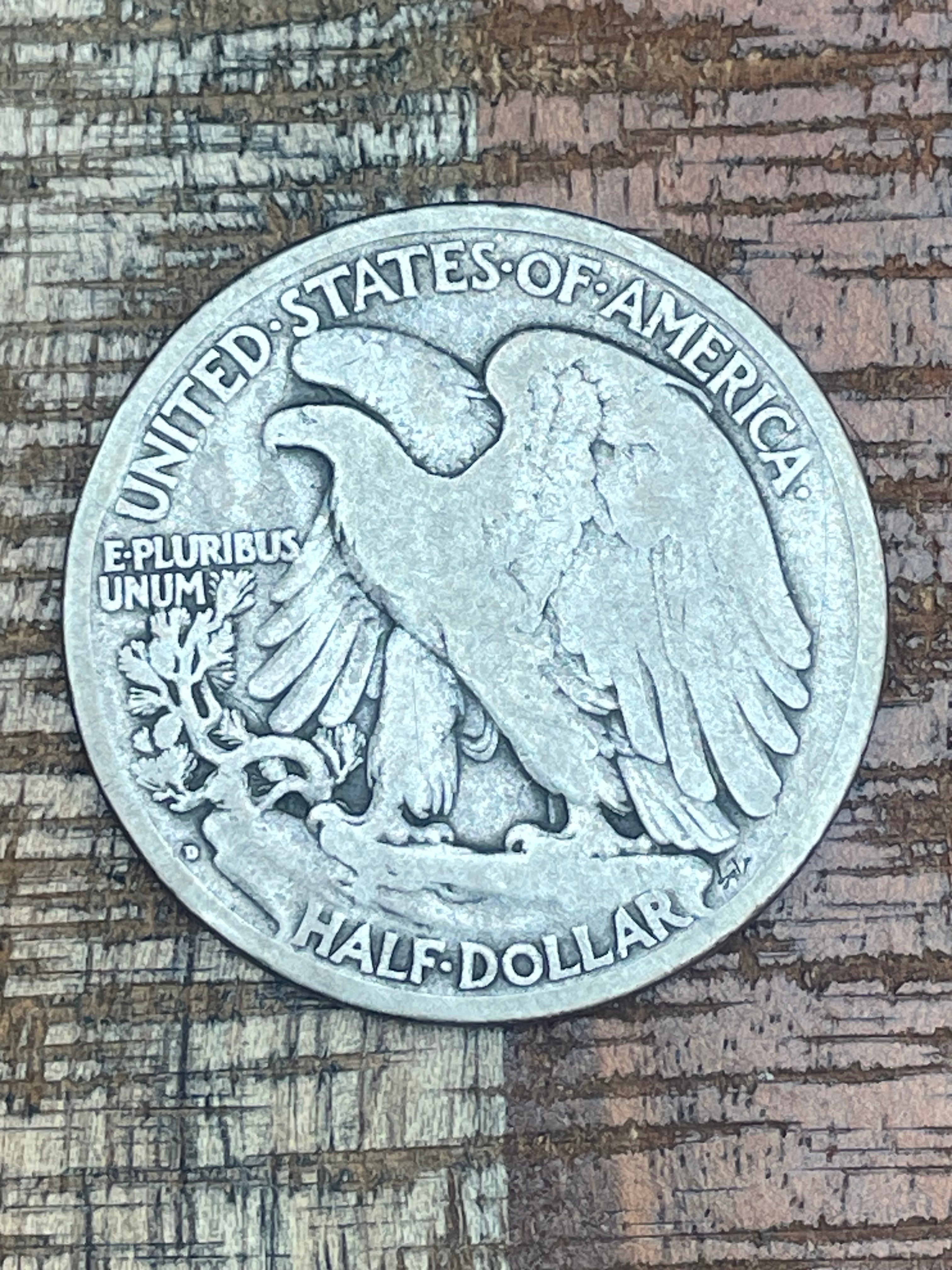 1917-D 50c Walking Liberty Half Dollar