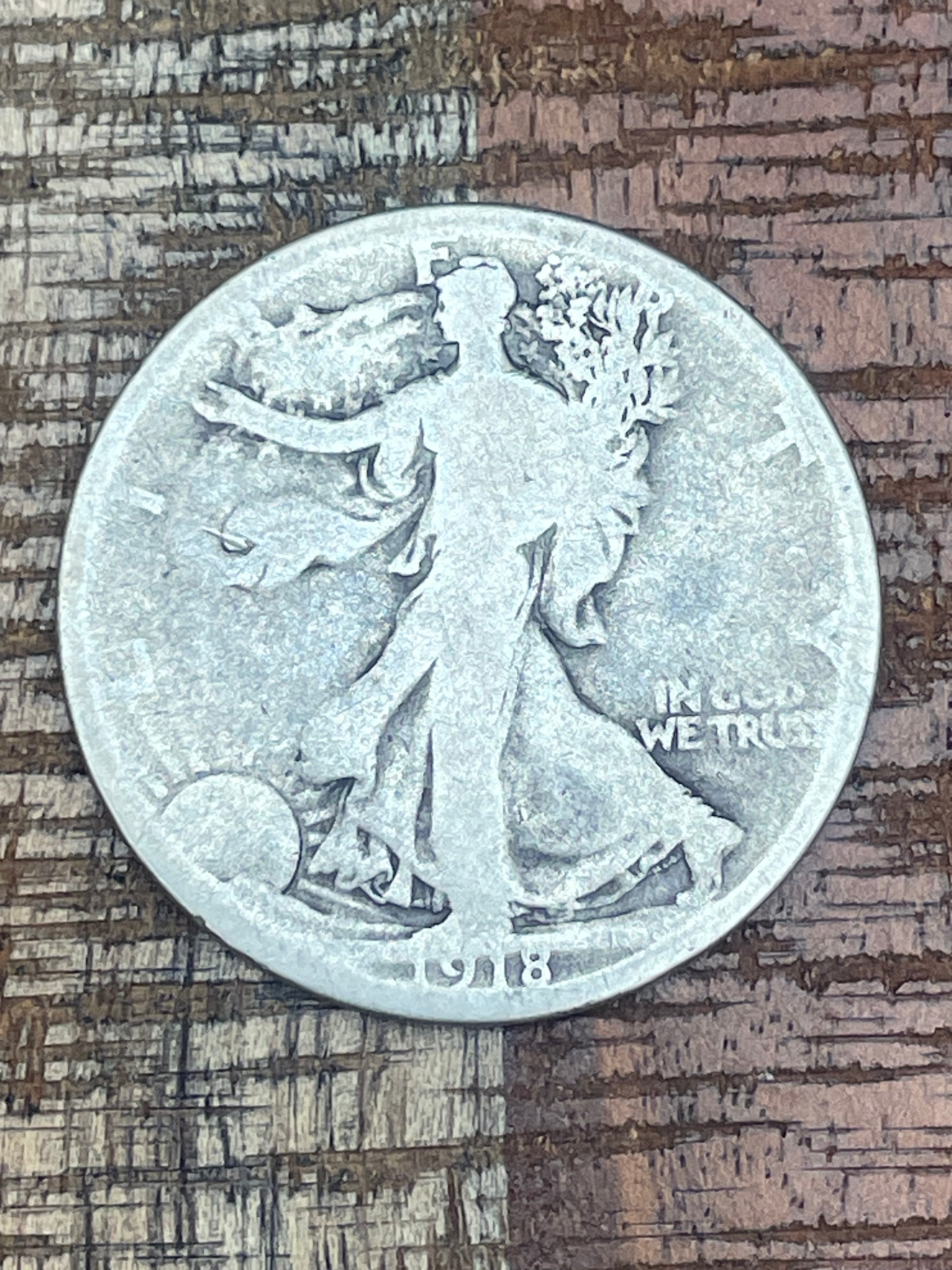 1918 50c Walking Liberty Half Dollar