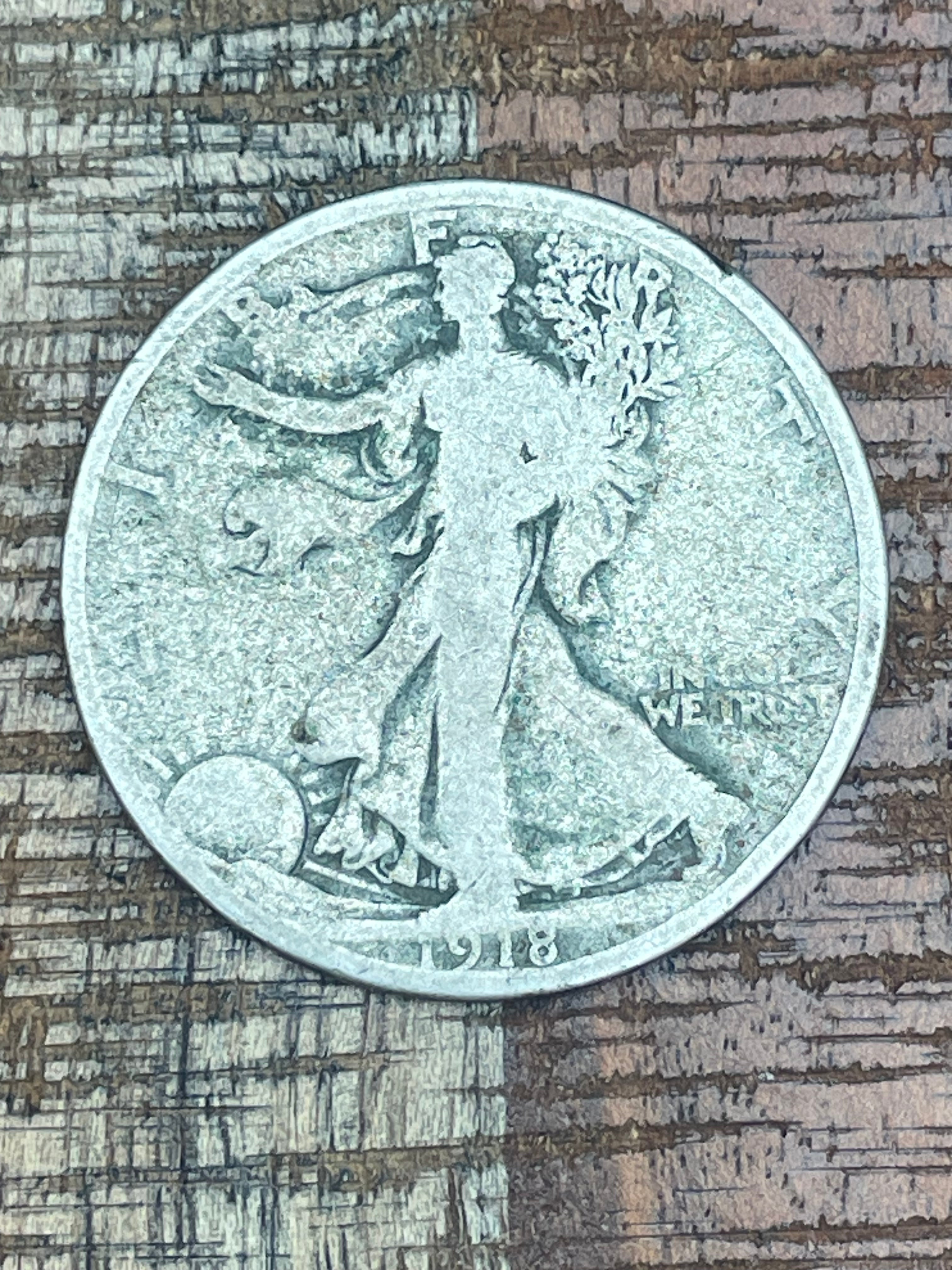 1918 50c Walking Liberty Half Dollar