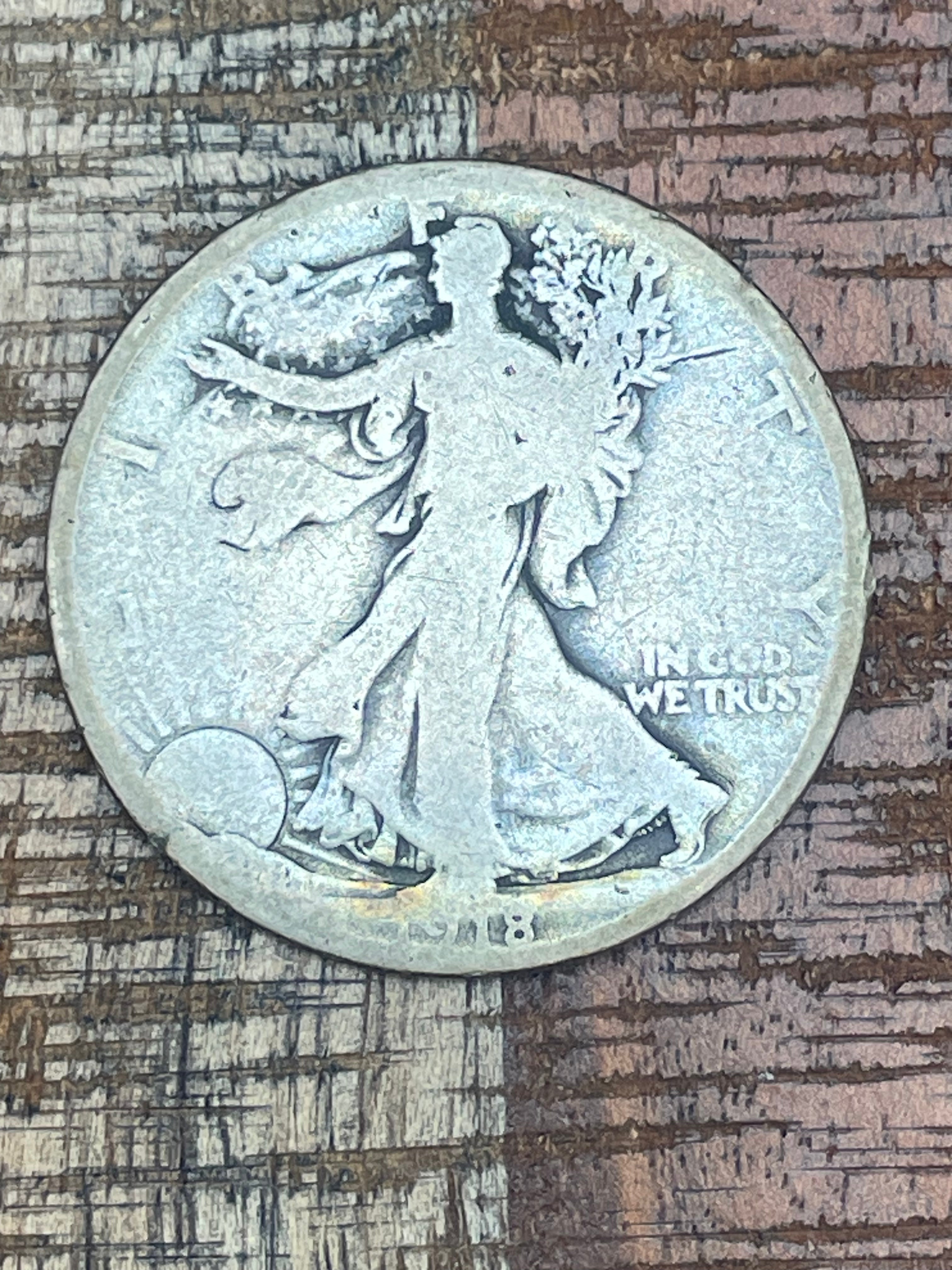 1918 50c Walking Liberty Half Dollar