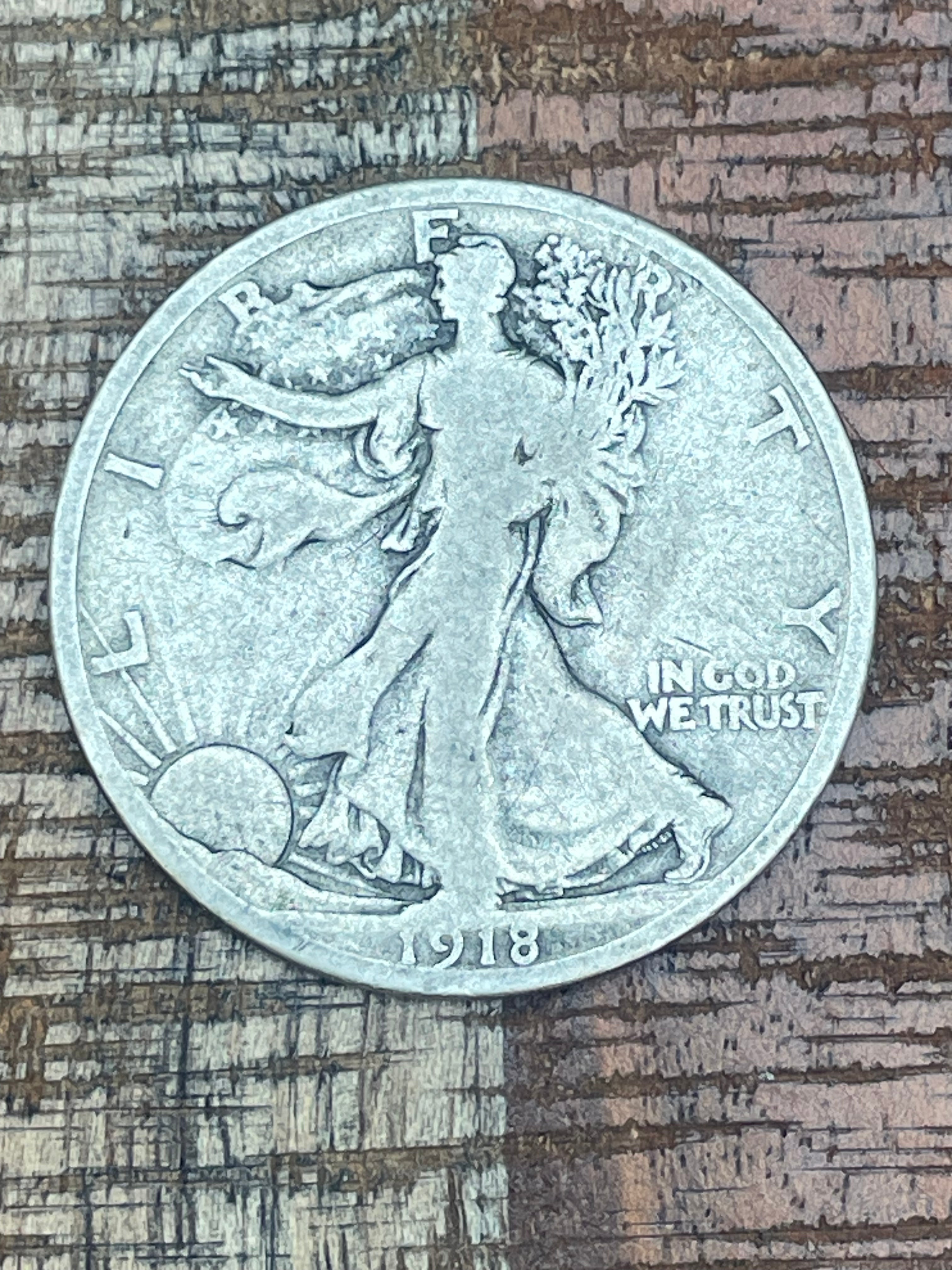 1918-S 50c Walking Liberty Half Dollar