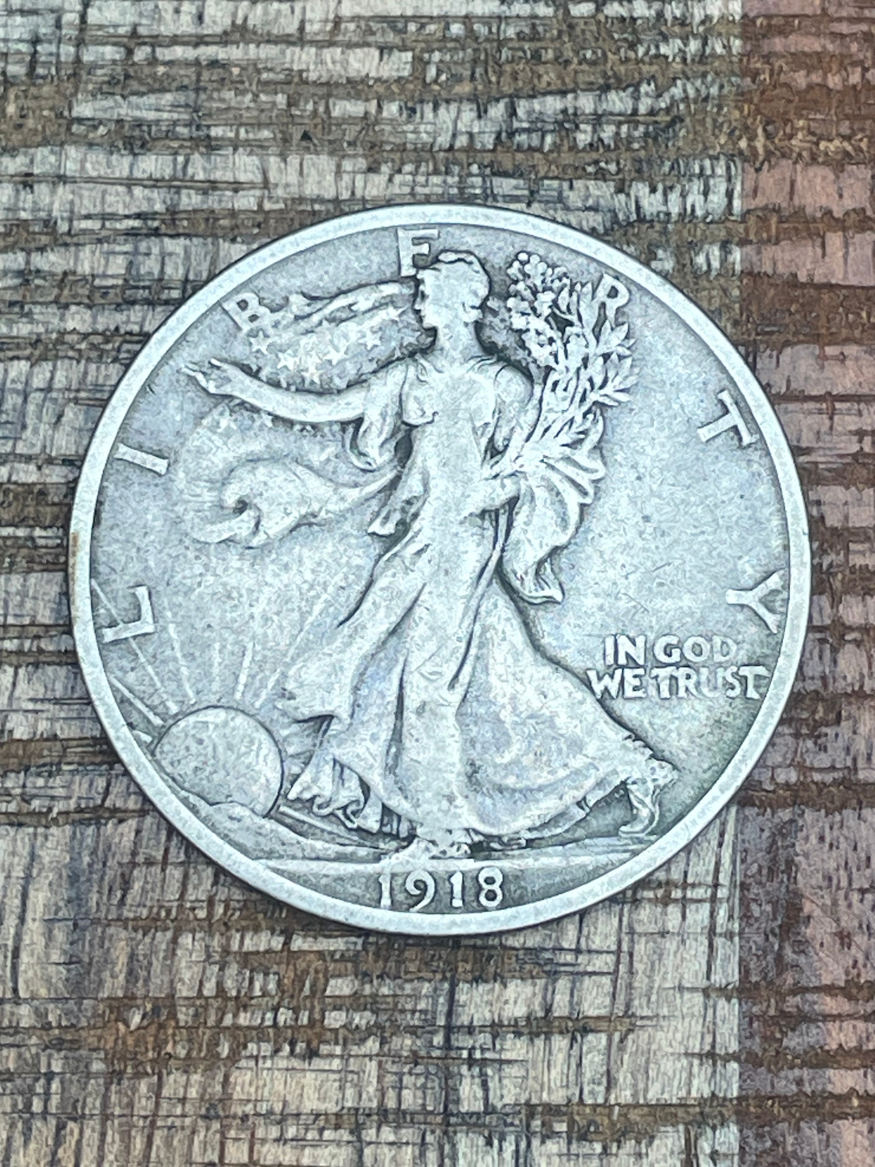 1918-S 50c Walking Liberty Half Dollar