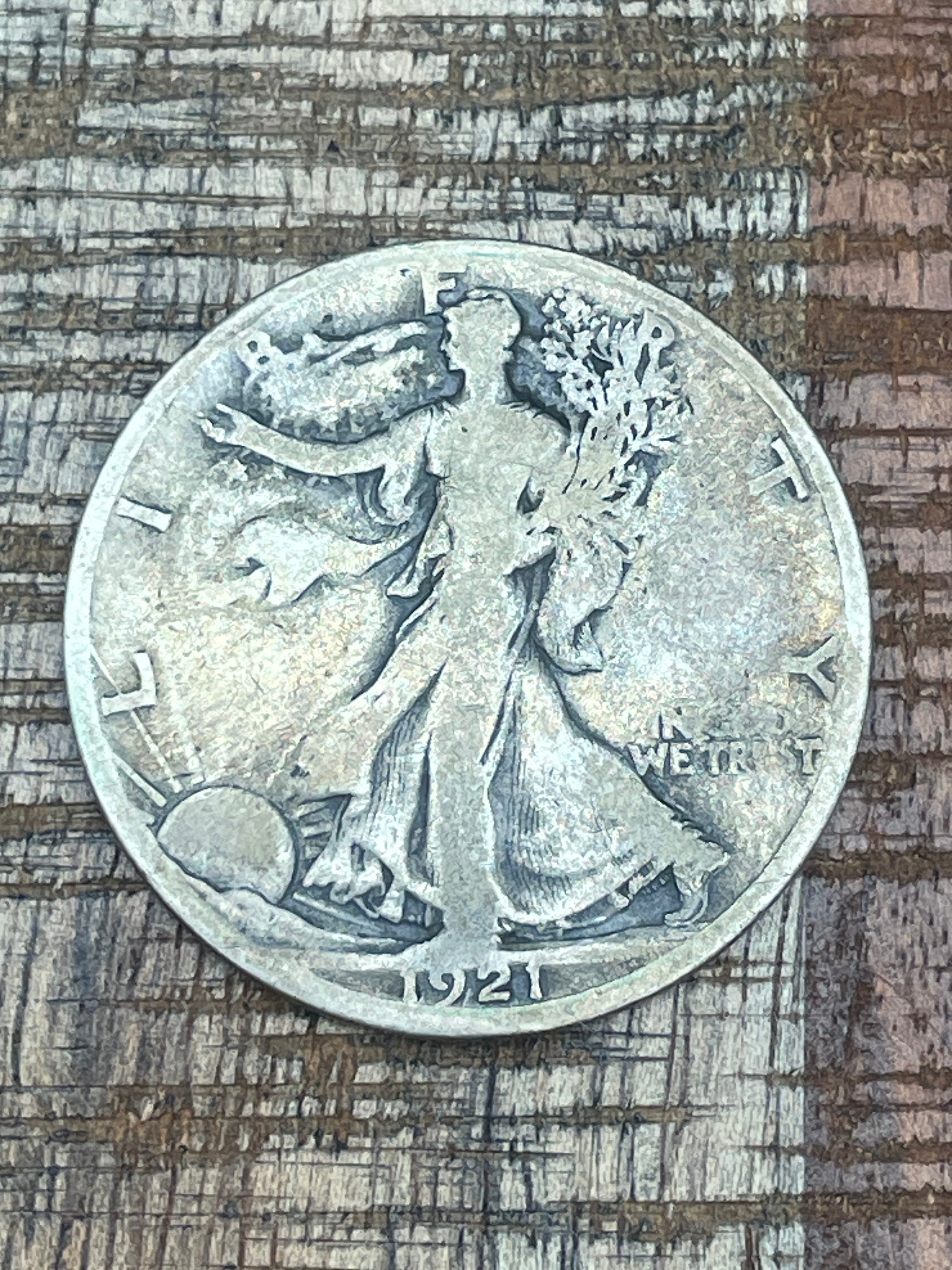 1921-S 50c Walking Liberty Half Dollar