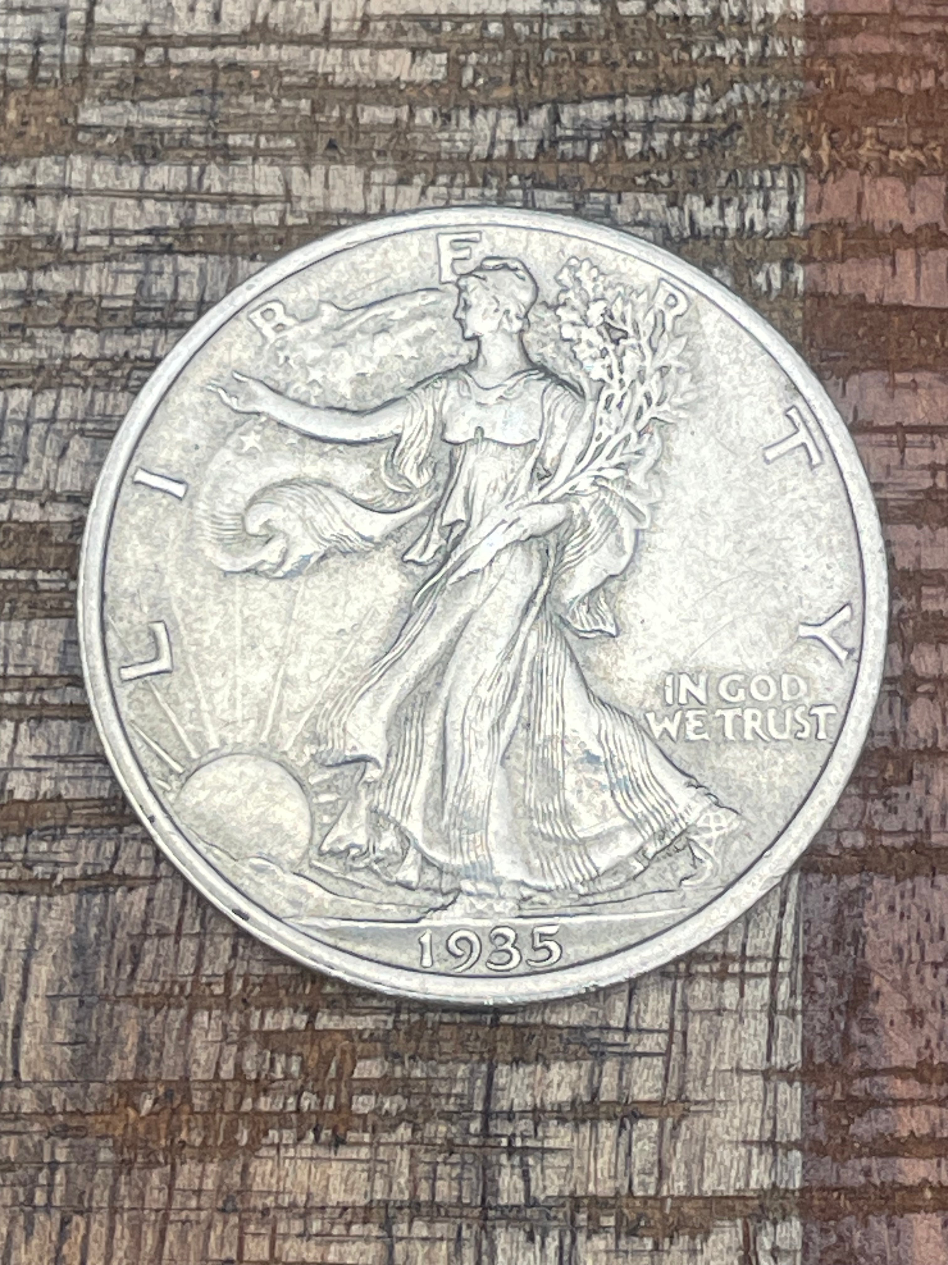 1935 50c Walking Liberty Half Dollar