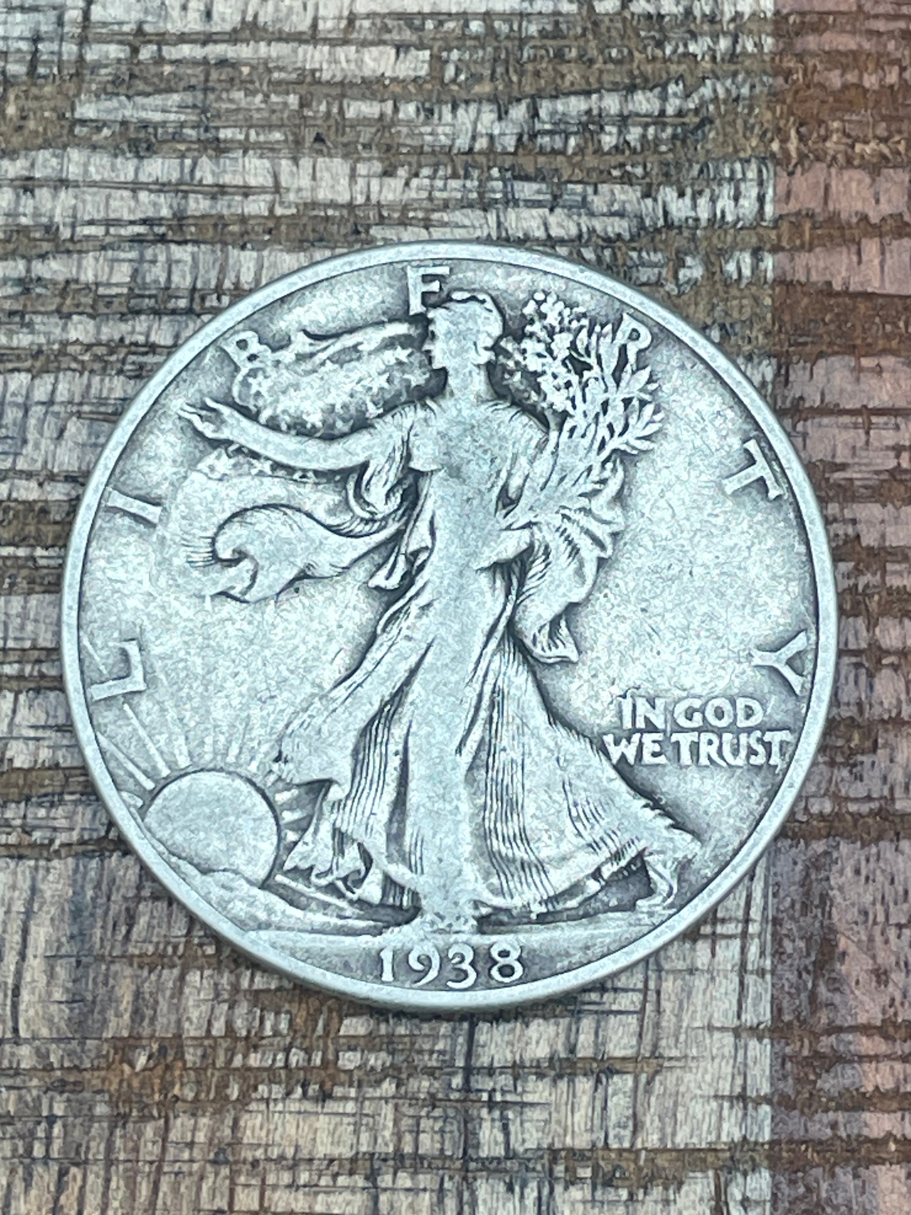 1938 50c Walking Liberty Half Dollar