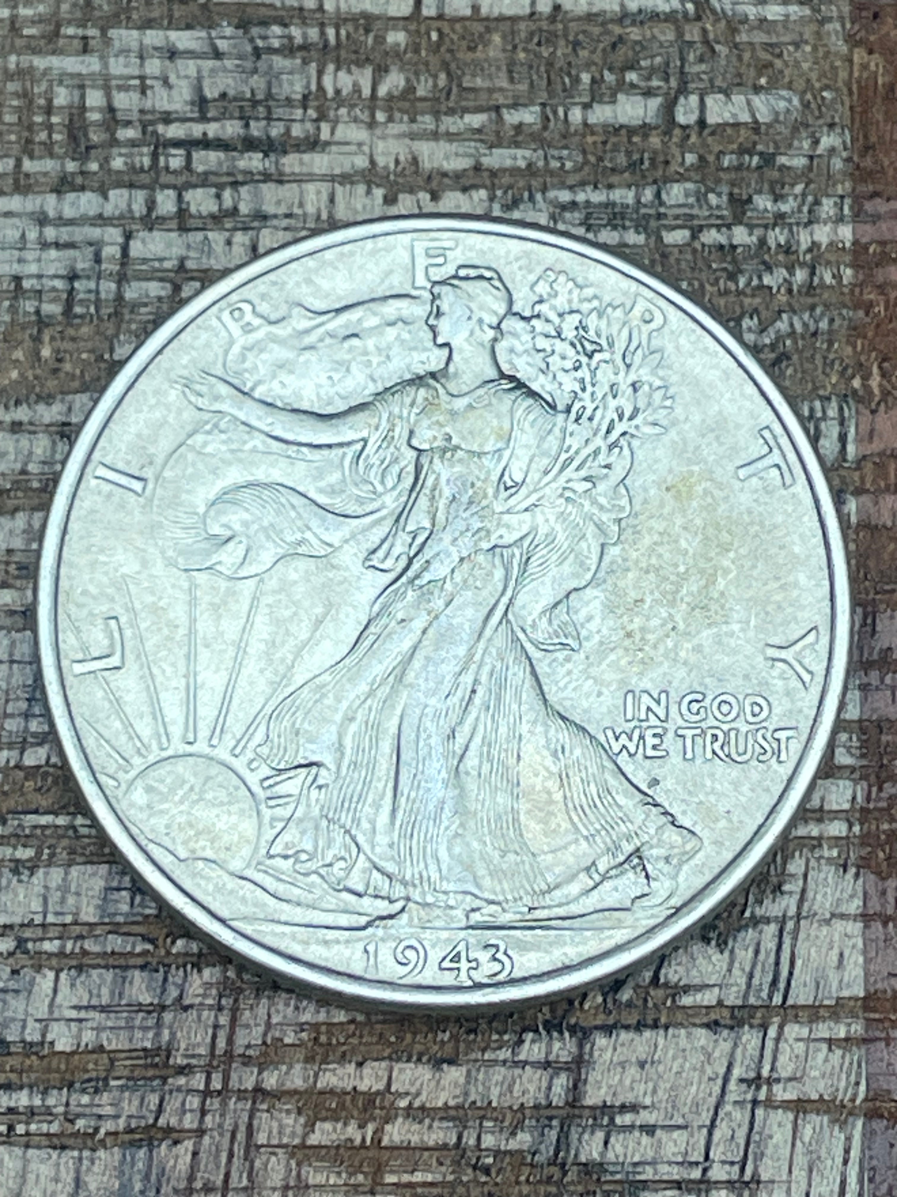 1943 50c Walking Liberty Half Dollar