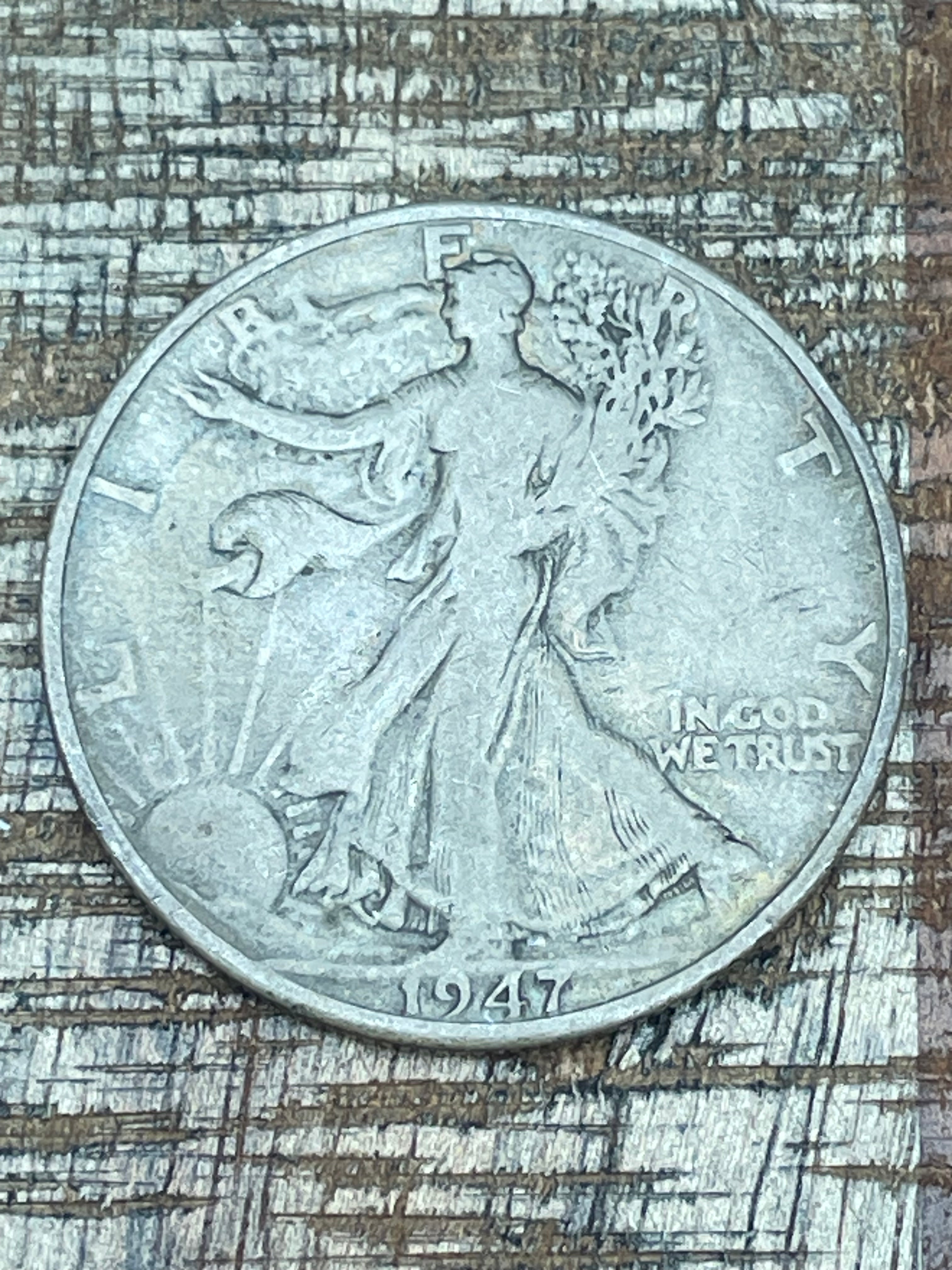 1947-D 50c Walking Liberty Half Dollar