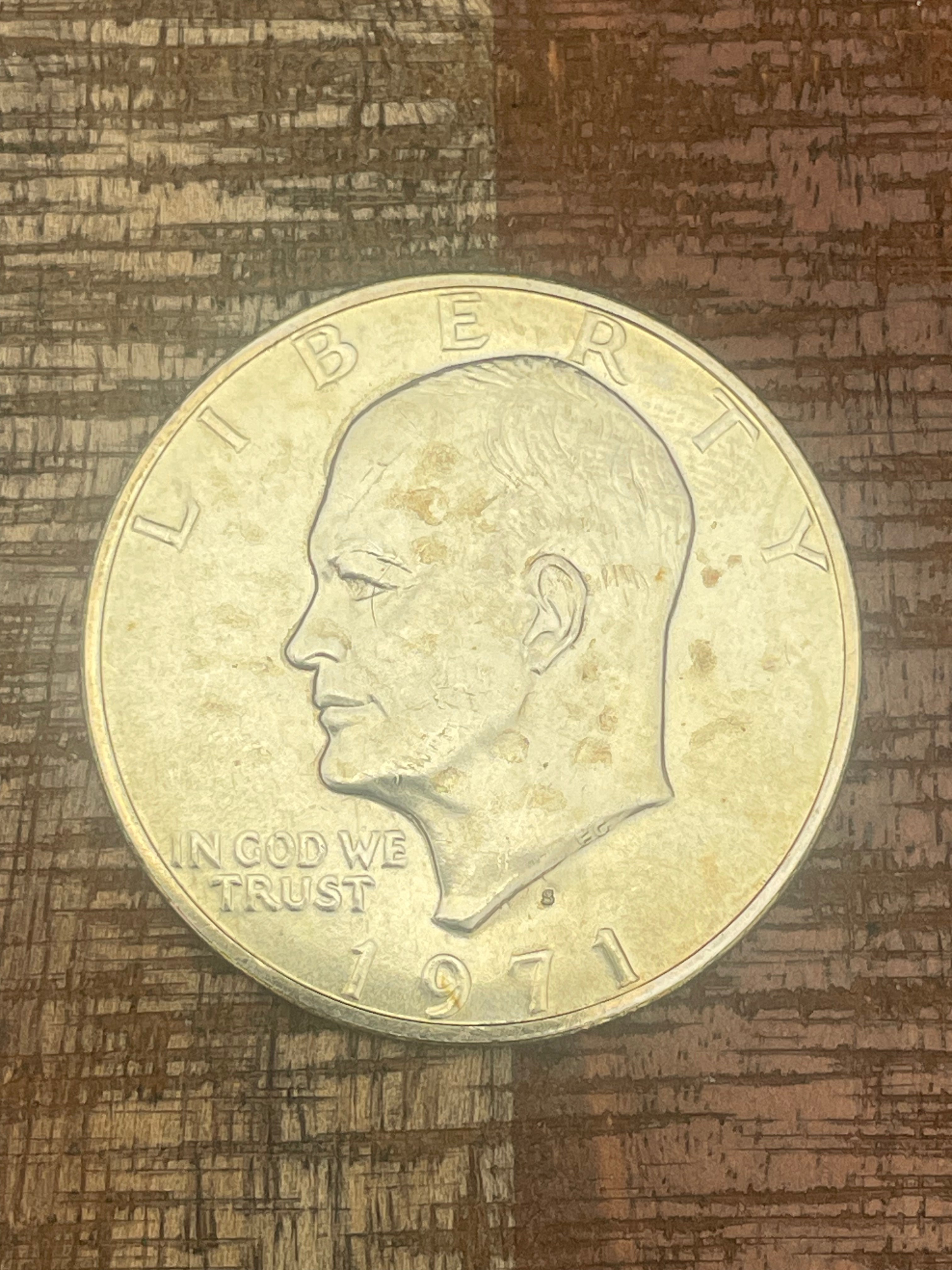 1971-S $1 US Eisenhower Dollar 40% Silver