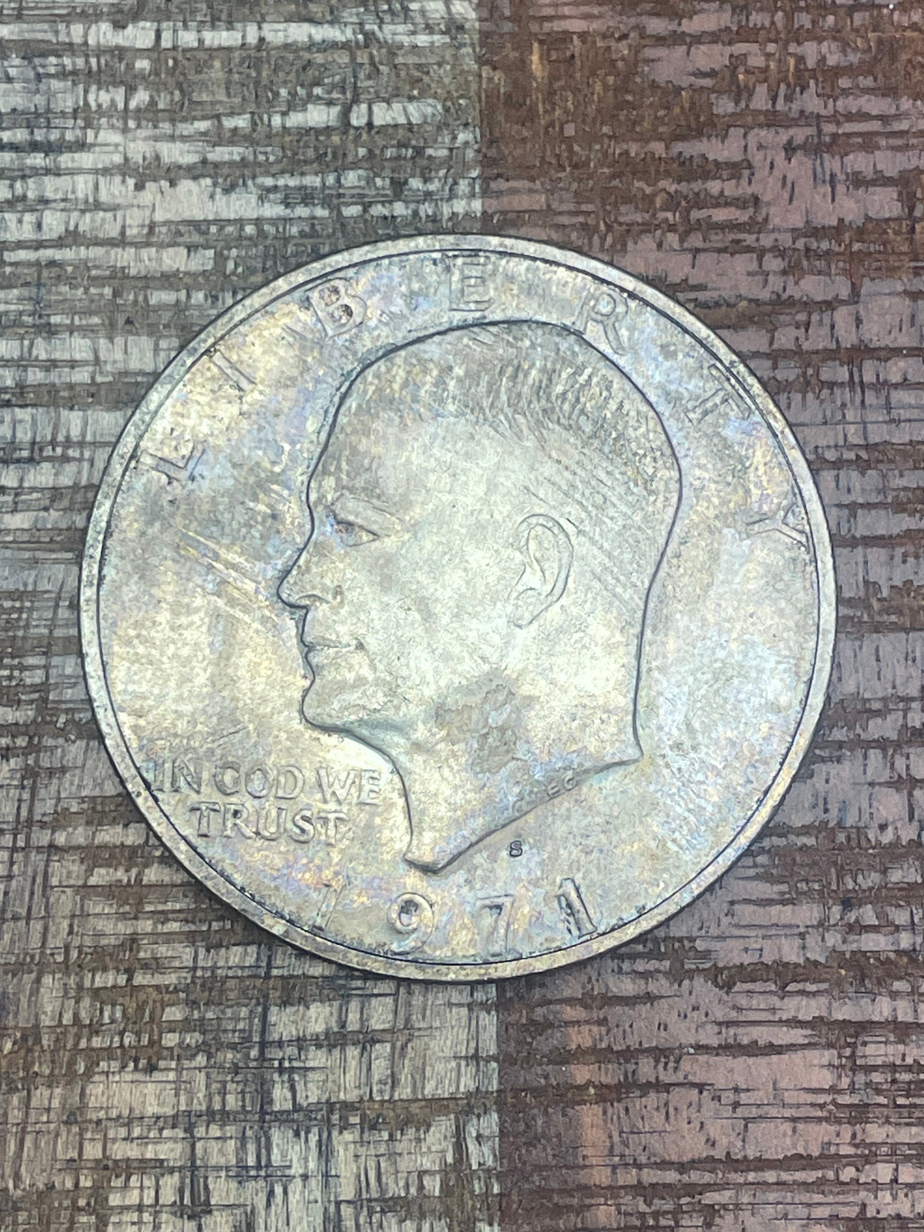 1971-S $1 US Eisenhower Dollar 40% Silver