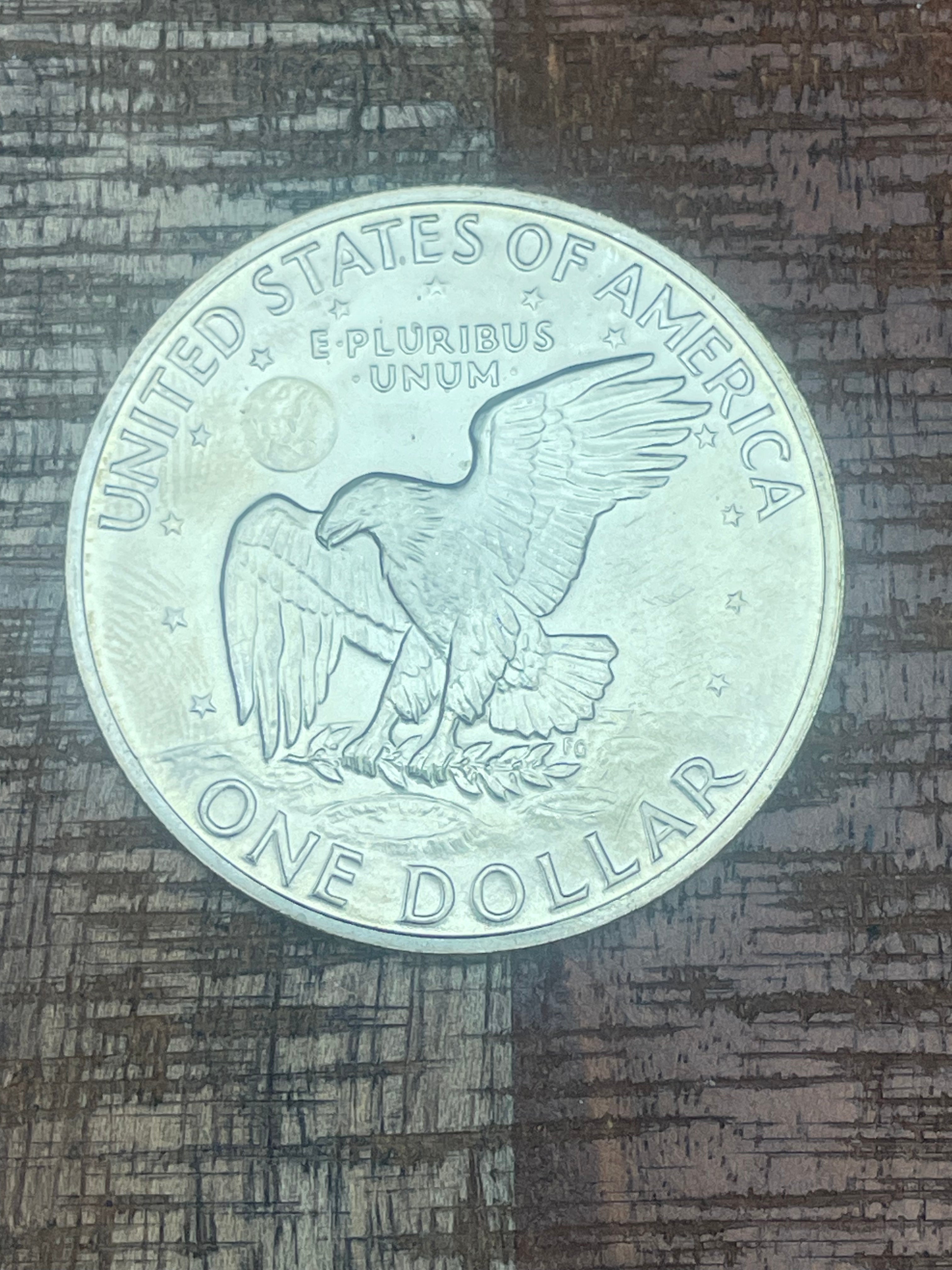 1972-S $1 US Eisenhower Dollar 40% Silver