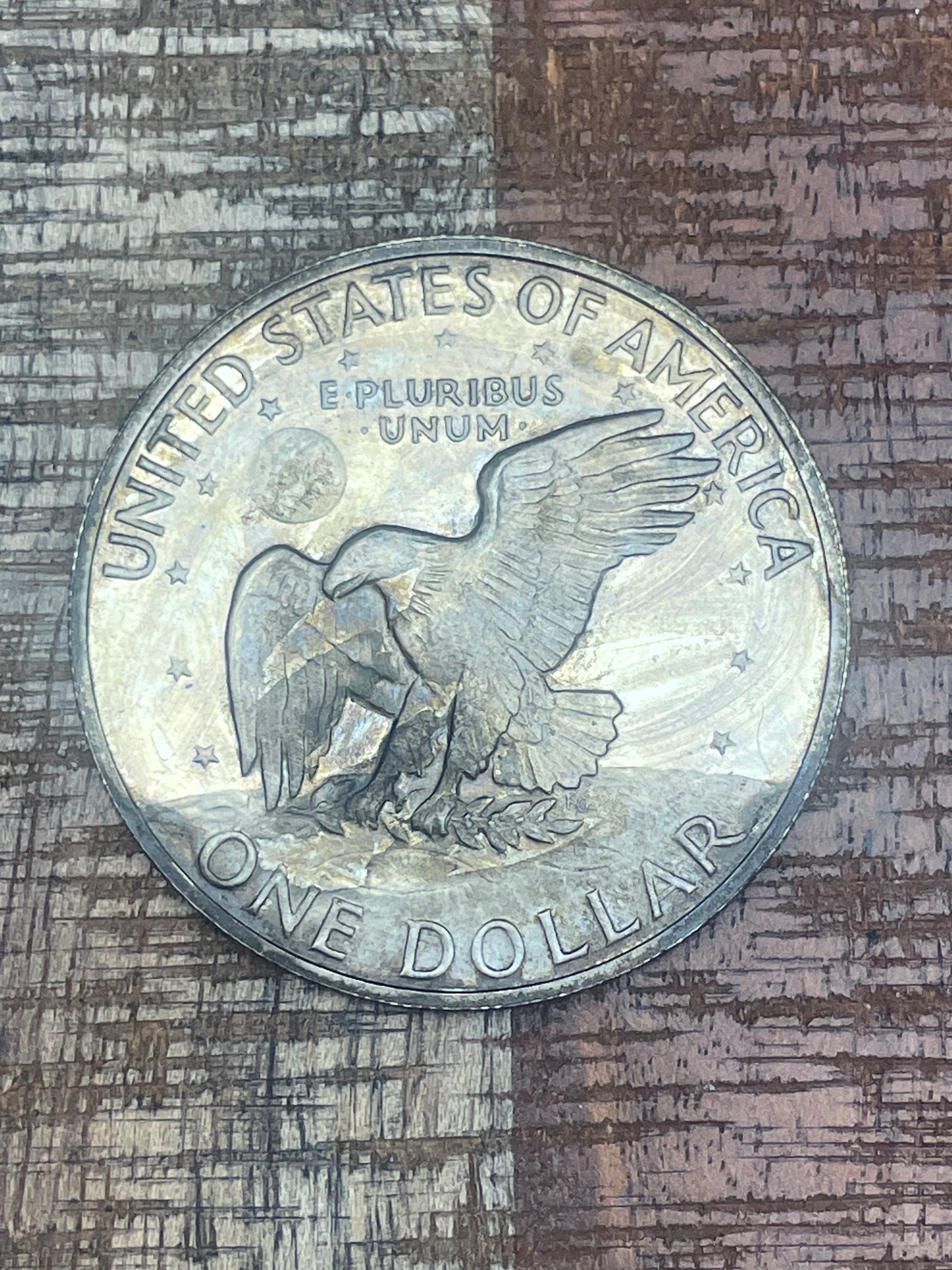 1972-S $1 US Eisenhower Dollar 40% Silver