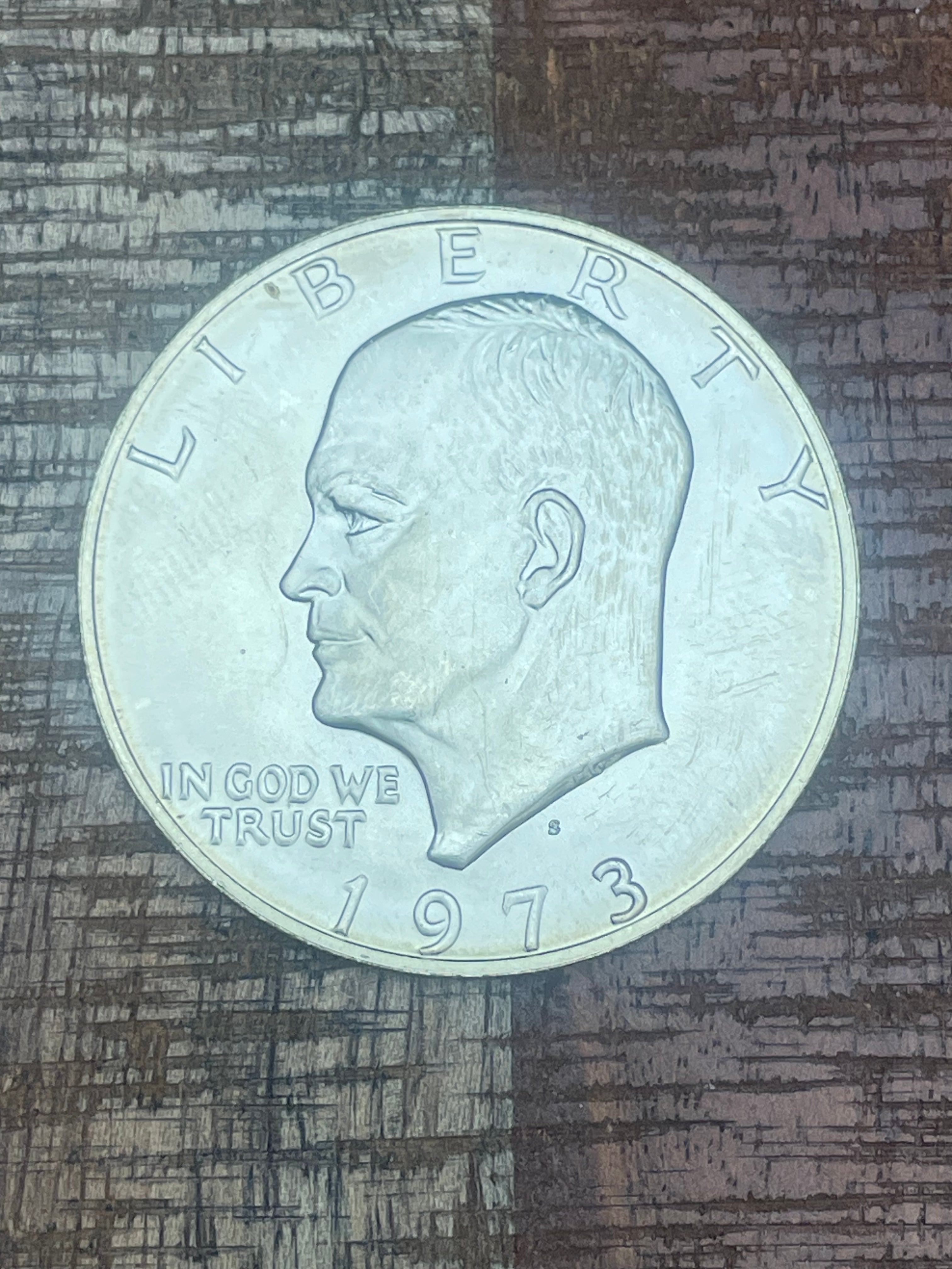 1973-S $1 US Eisenhower Dollar 40% Silver
