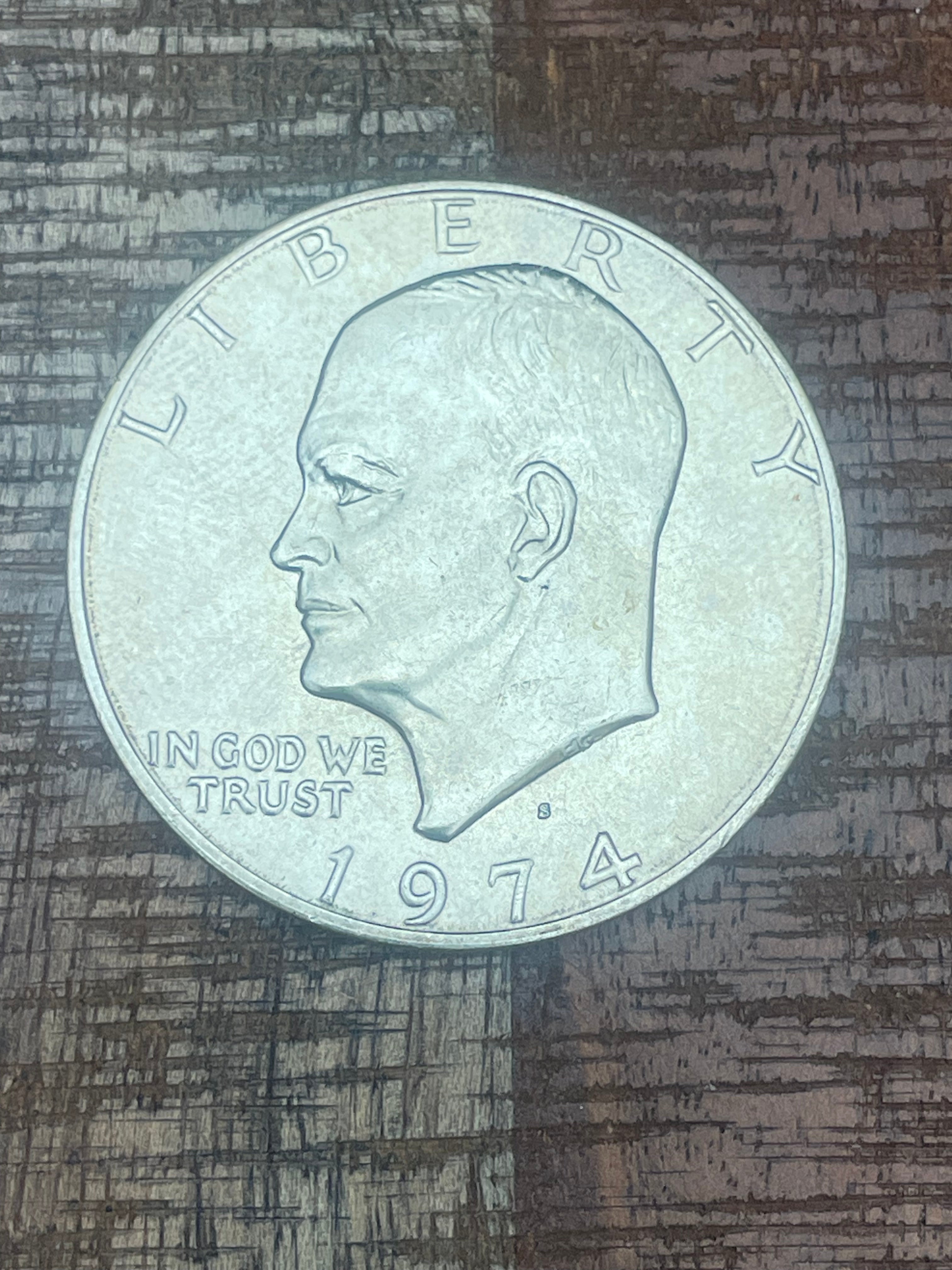 1974-S $1 US Eisenhower Dollar 40% Silver