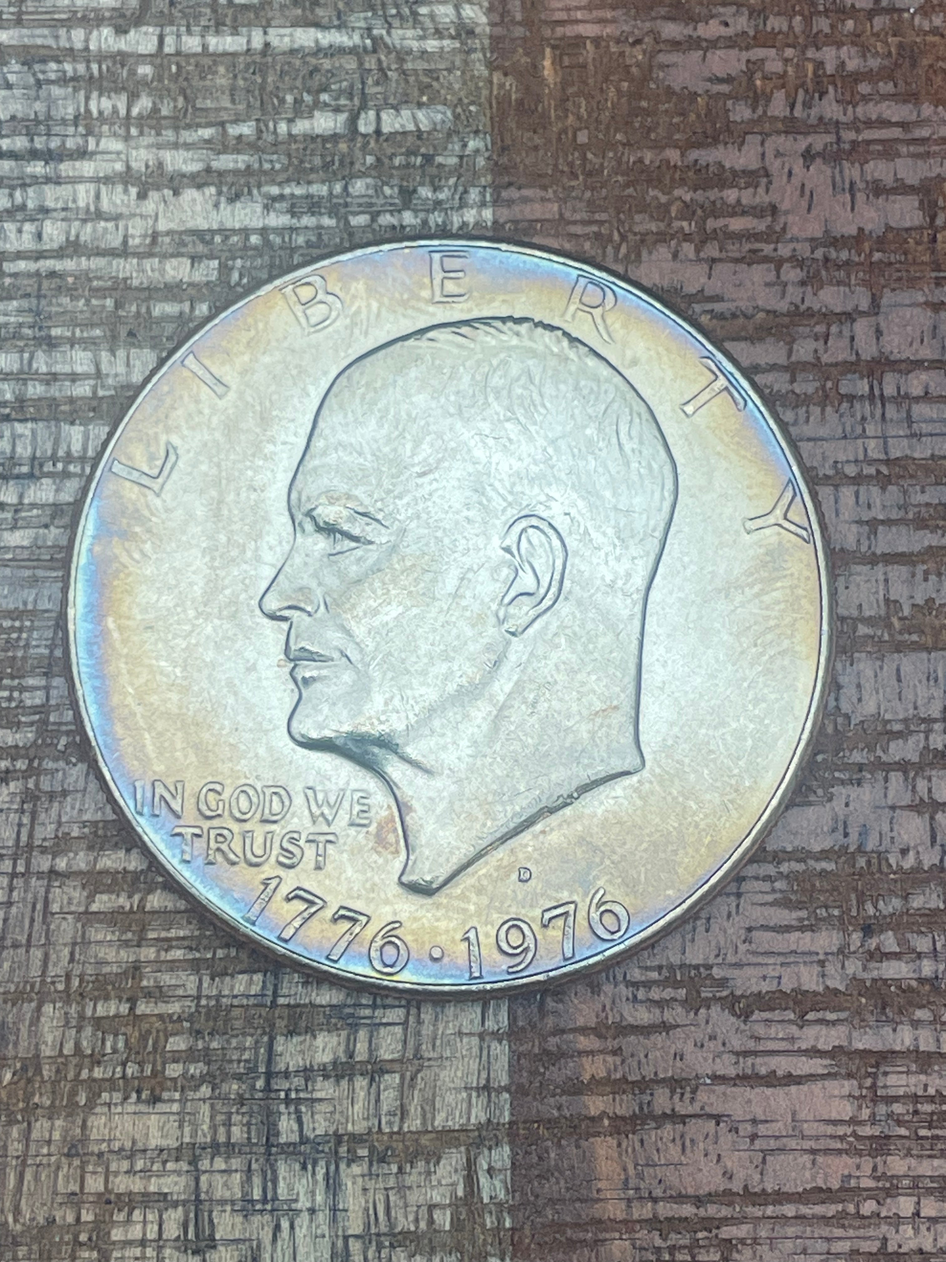 1776-1976-D $1 US Eisenhower Dollar ~ CLAD