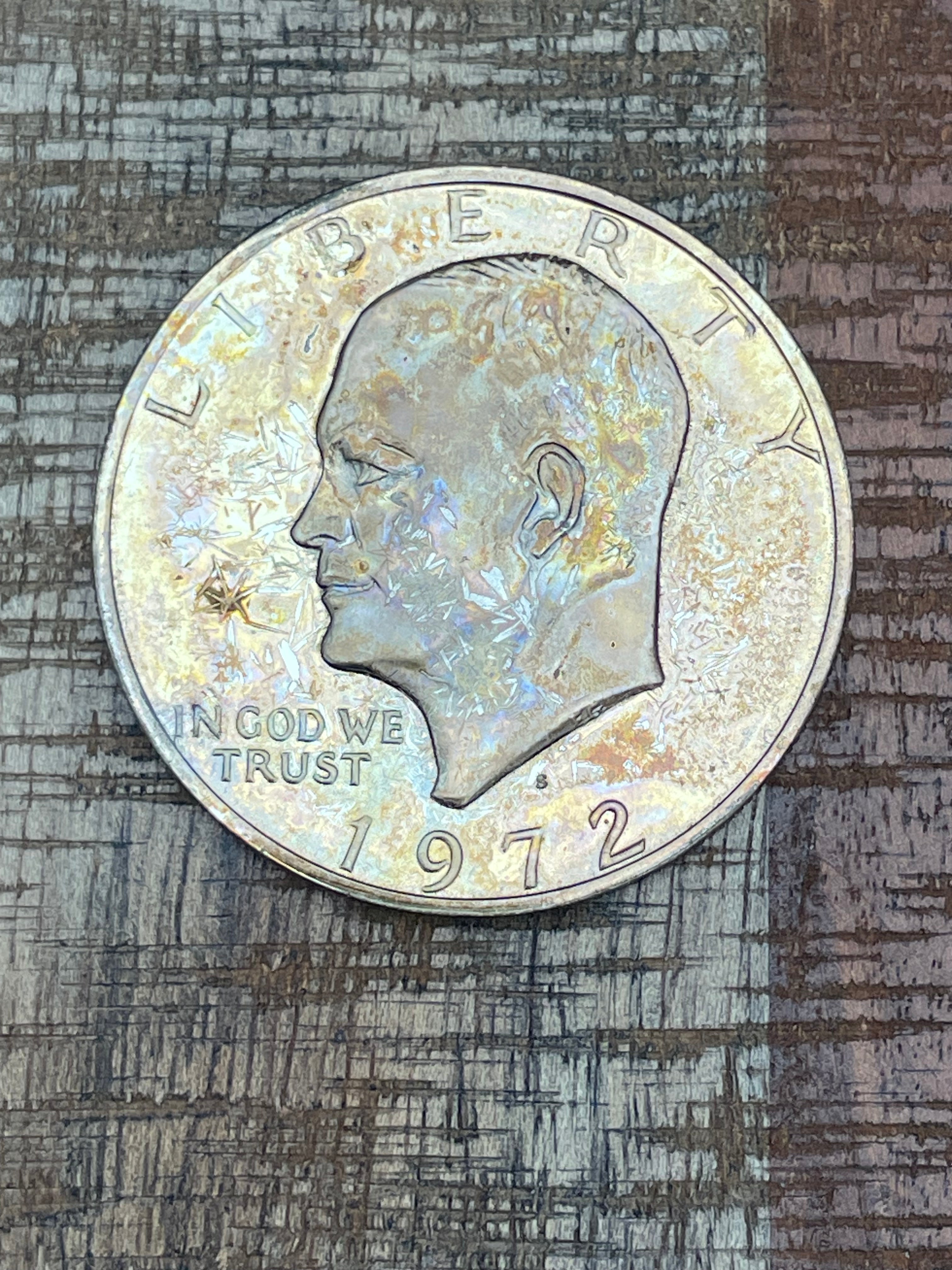 1972-S $1 US Proof Eisenhower Dollar 40% Silver