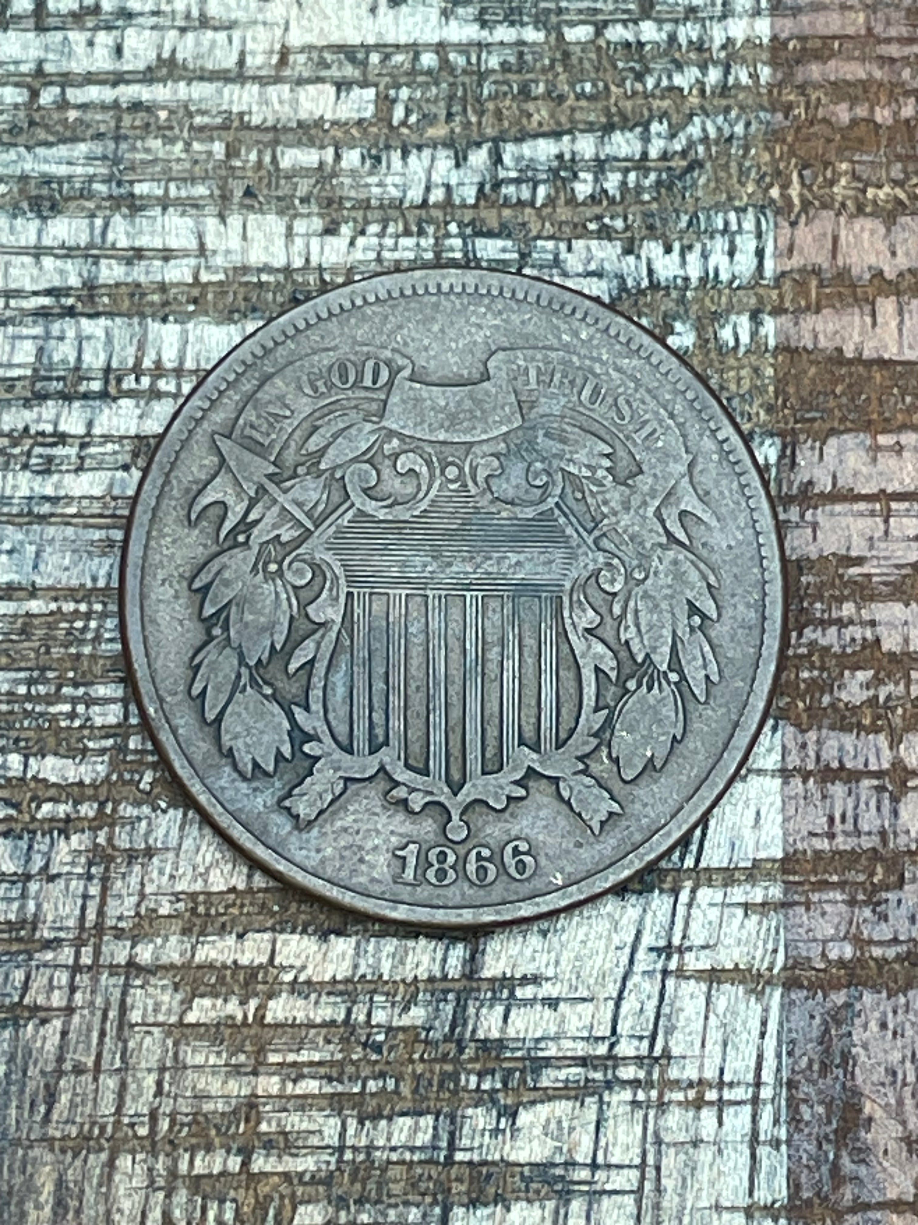 1866 2C US Two Cent