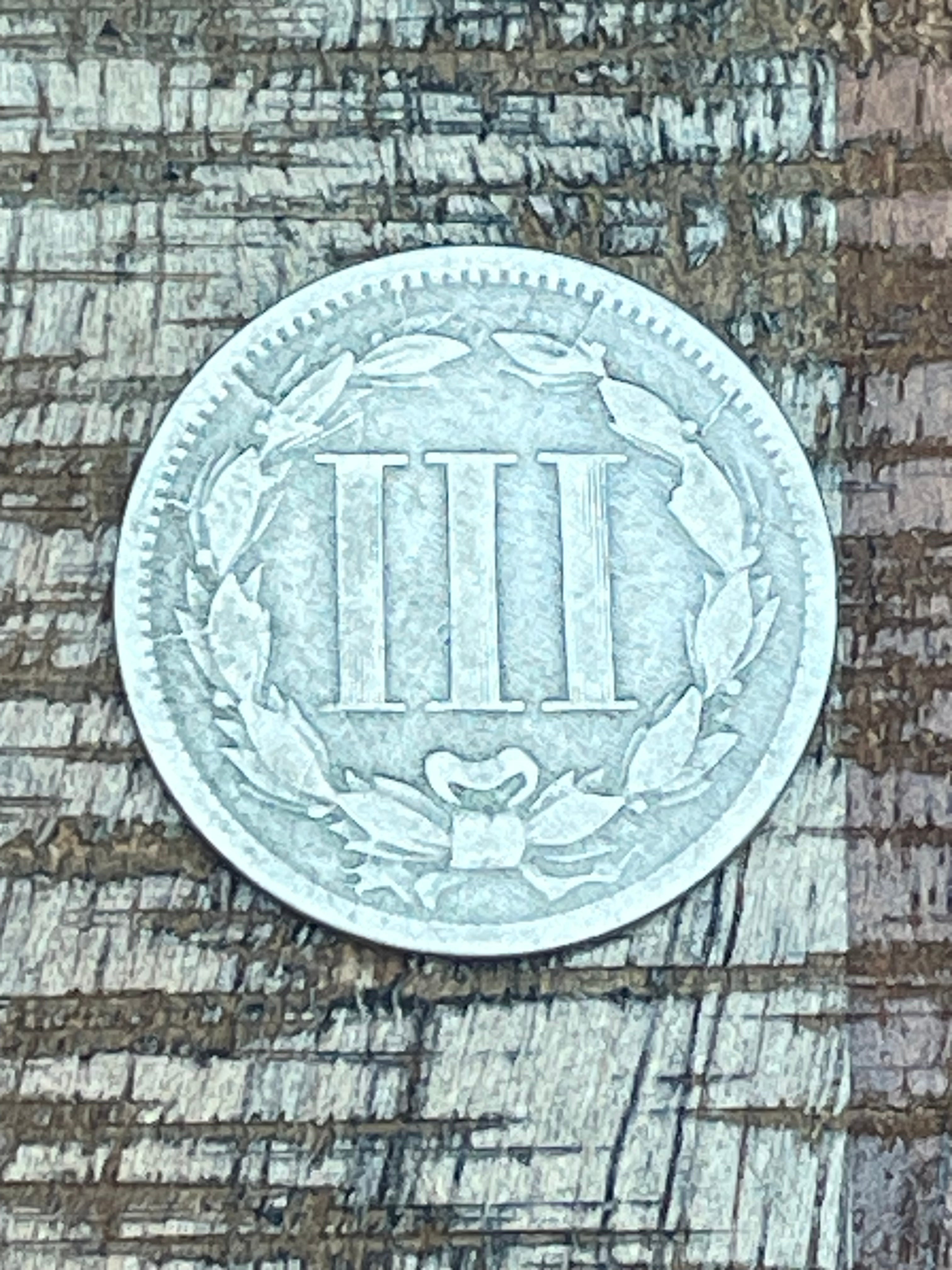 1866 3CN US Three Cent ~ Nickel