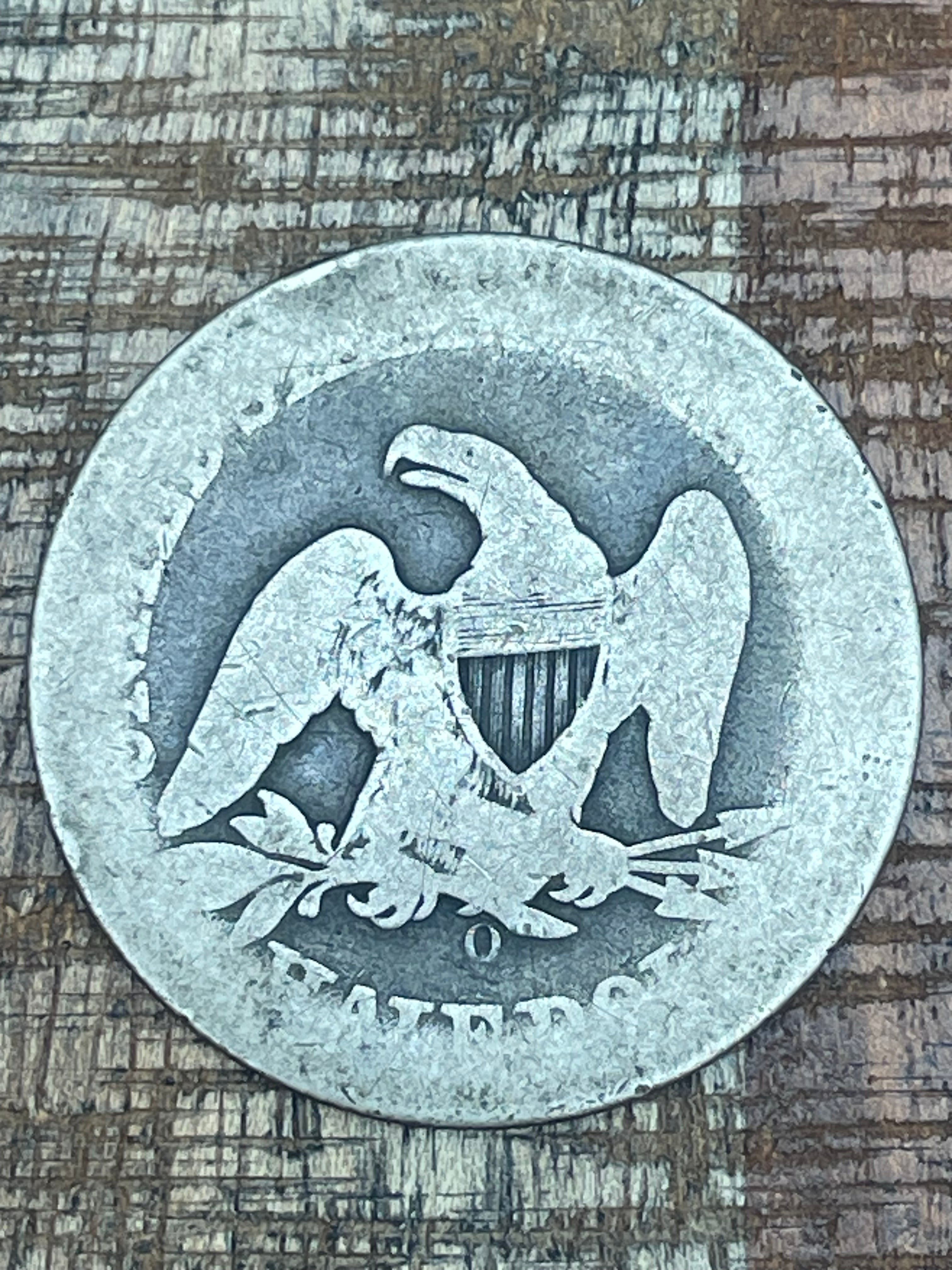 1859-O 50C US Seated Liberty Half Dollar