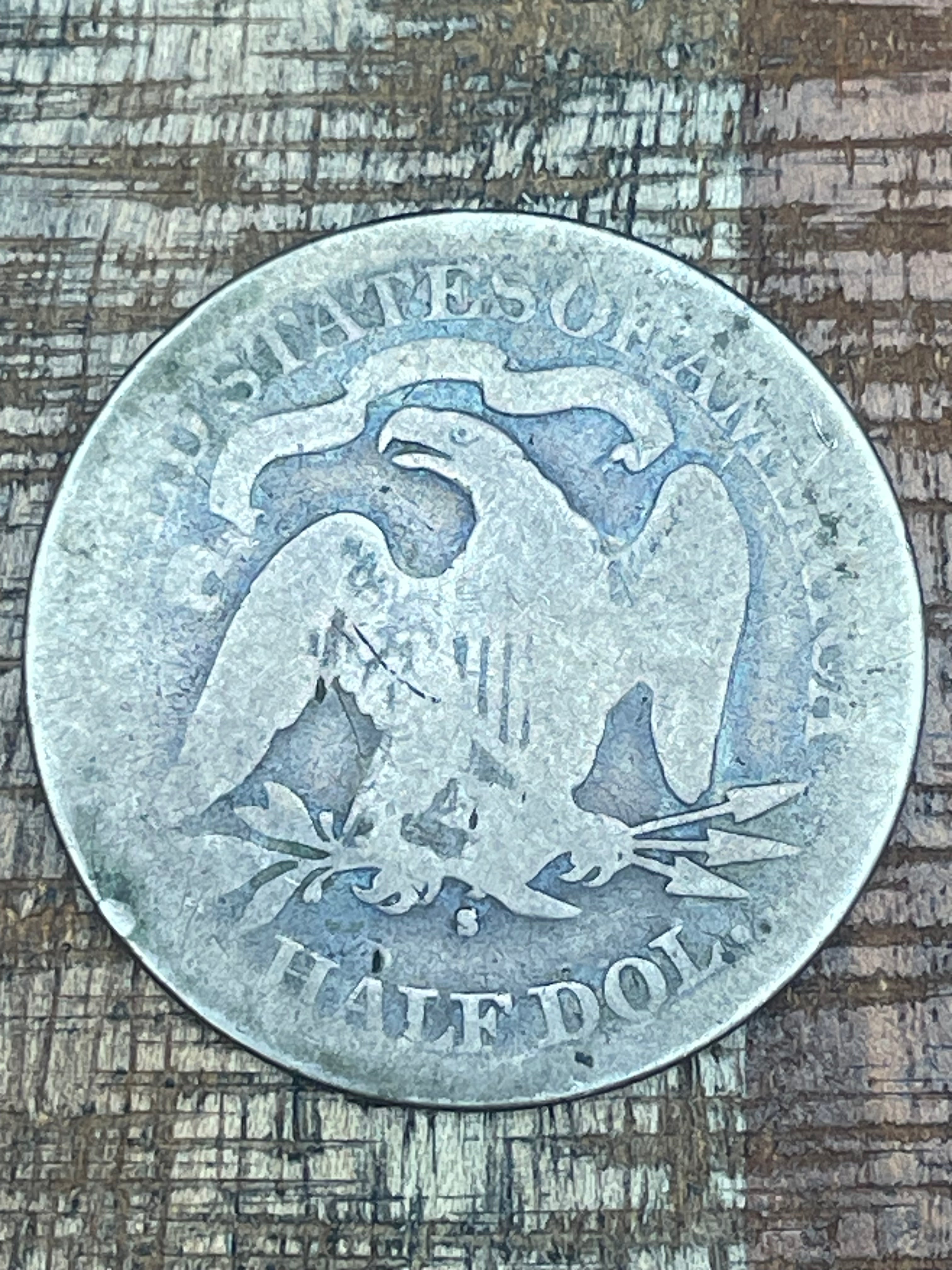 1877-S 50C US Seated Liberty Half Dollar