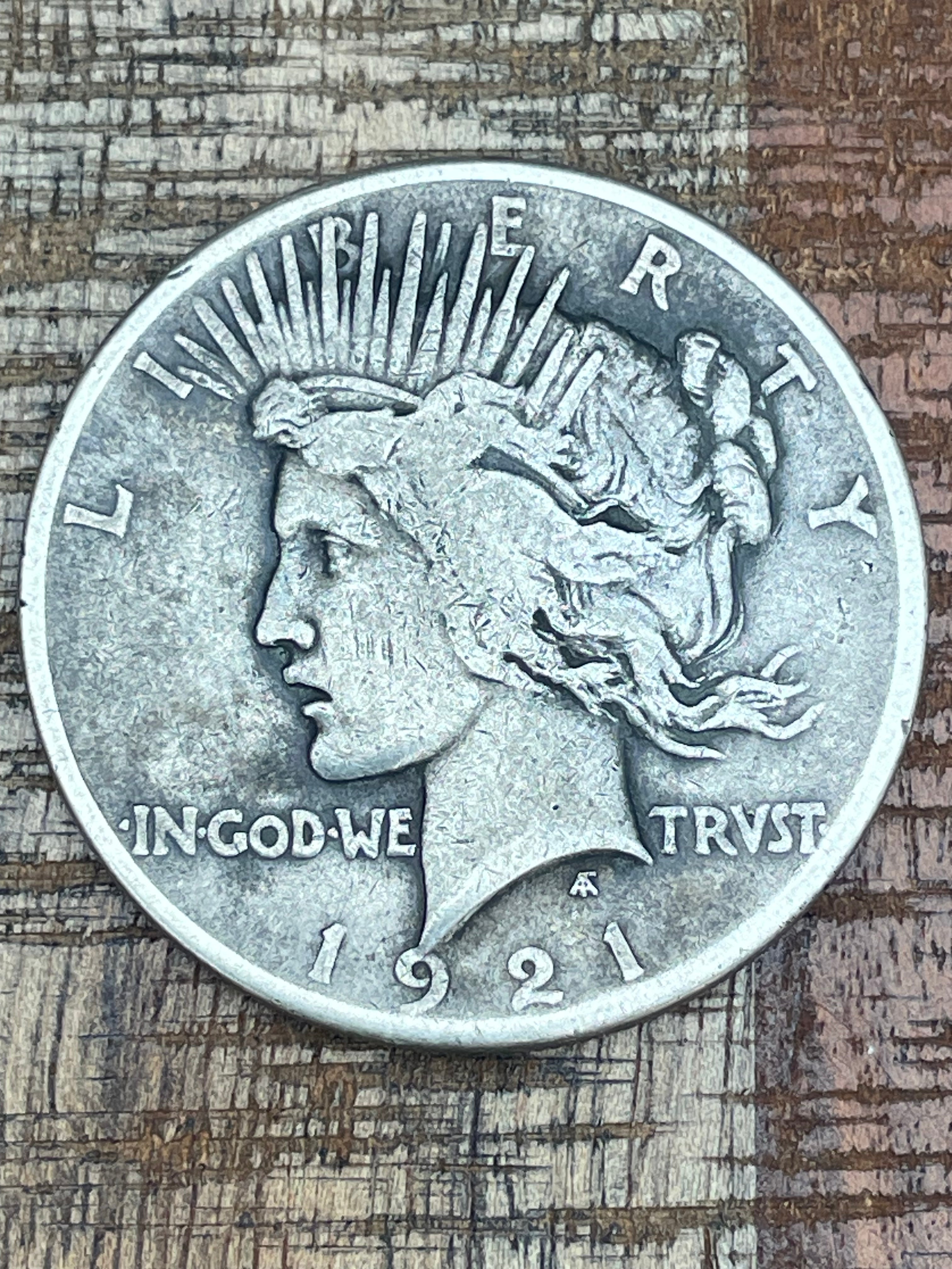 1921 US $1 Silver Peace Dollar Key Date