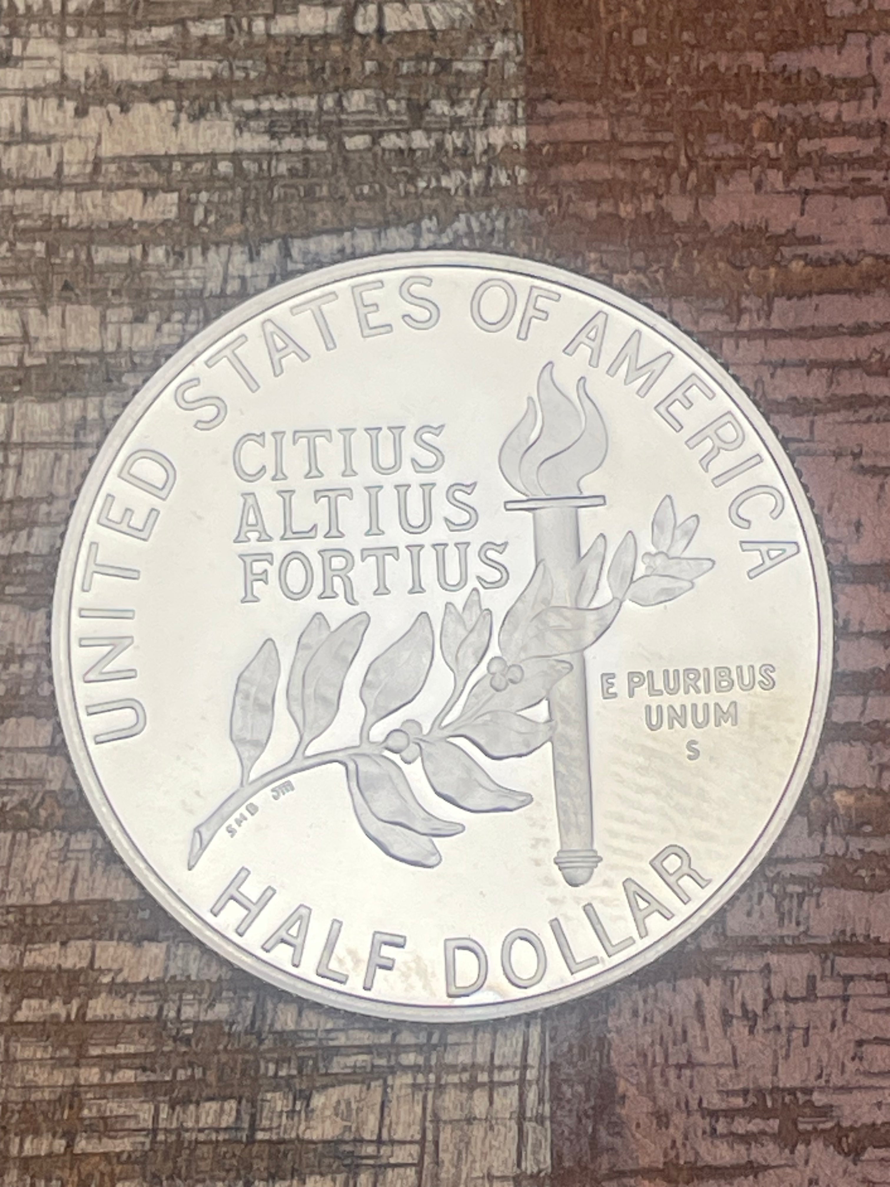 1992-S 50C XXV Olympiad Commemorative Half Dollar Proof