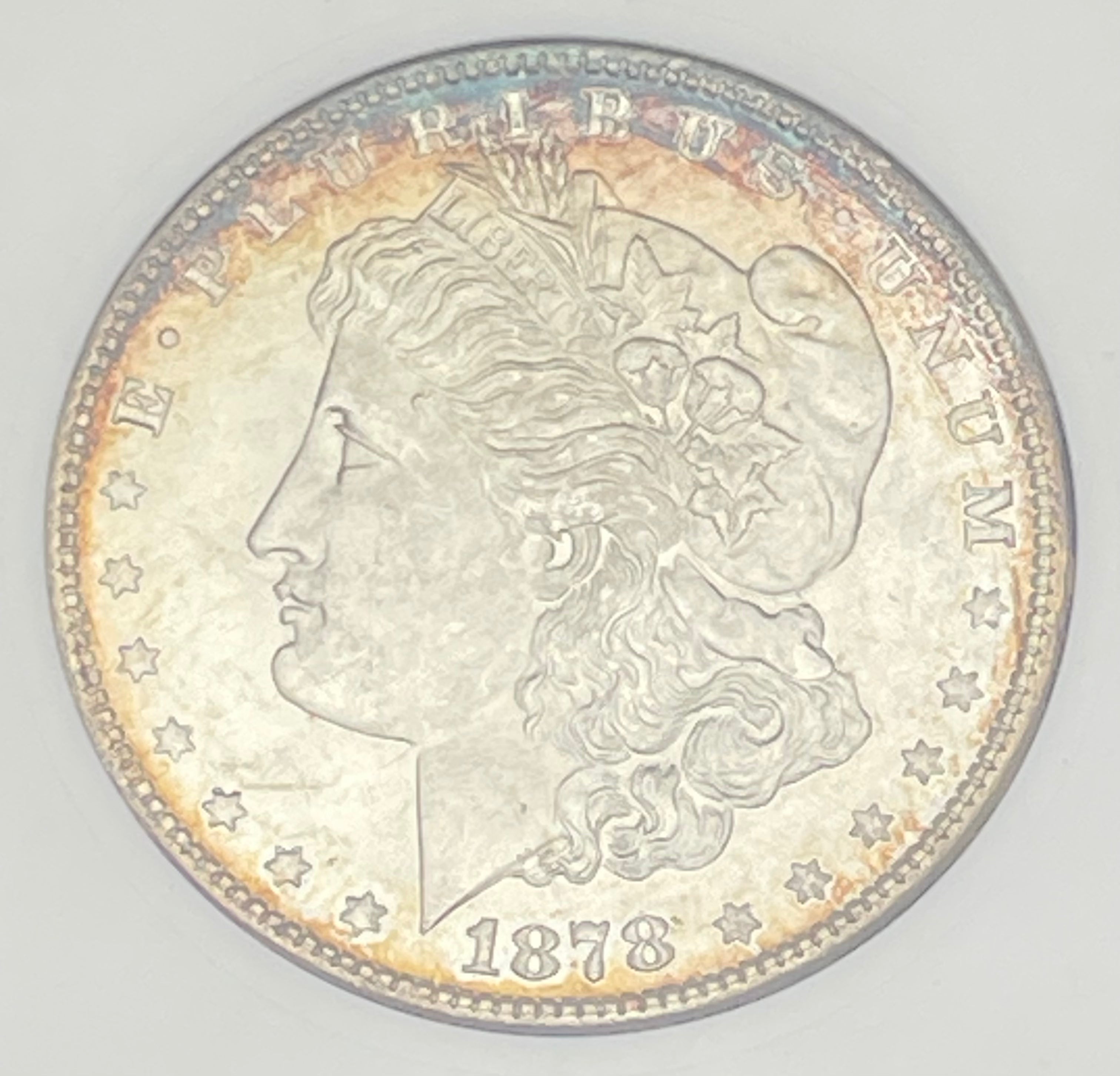 1878 $1 US Morgan Silver Dollar ~ ANACS MS-63 ~ 7/8 TF VAM-33 Weak