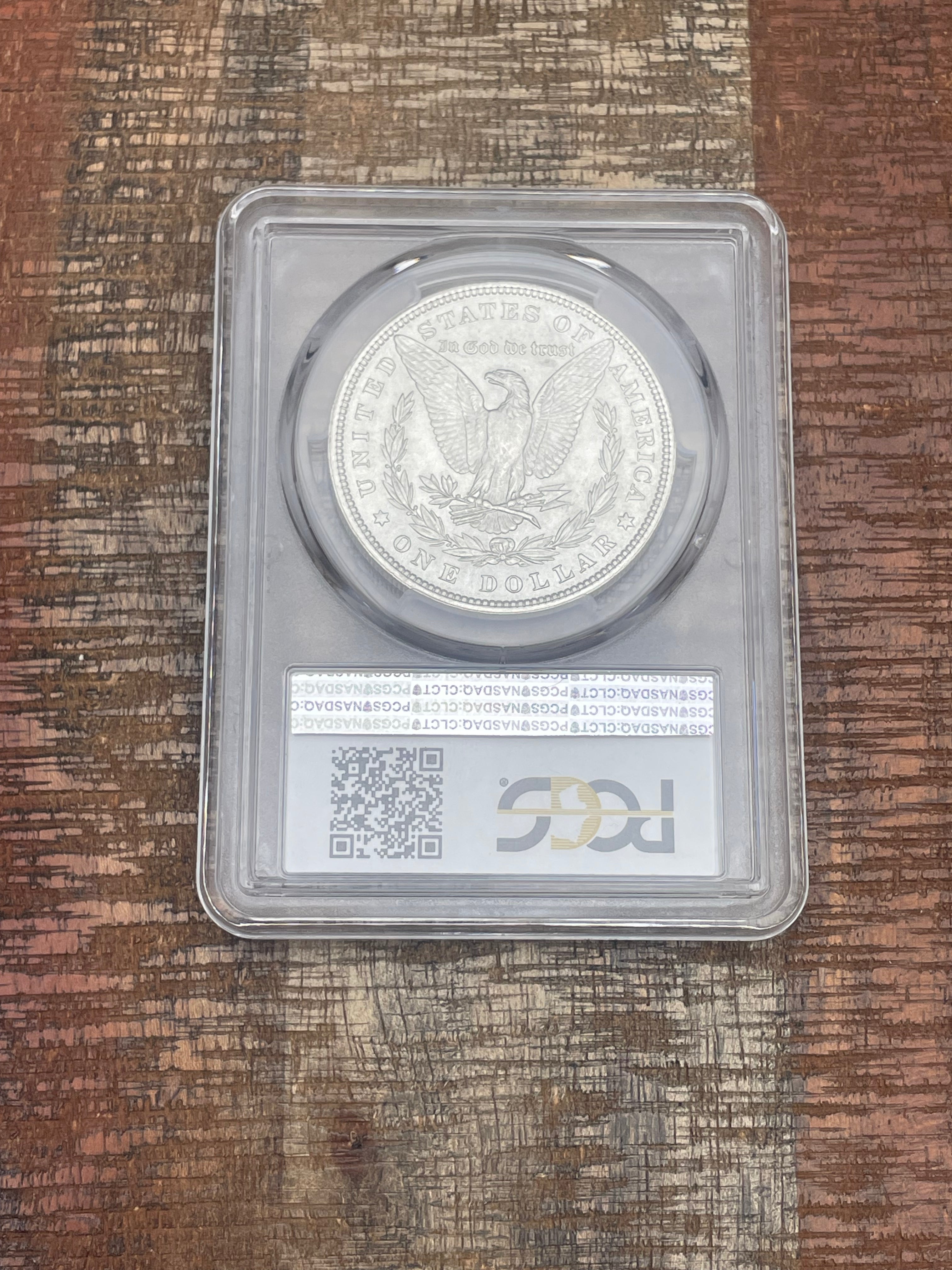 1879 $1 US Silver Morgan Dollar PCGS MS63